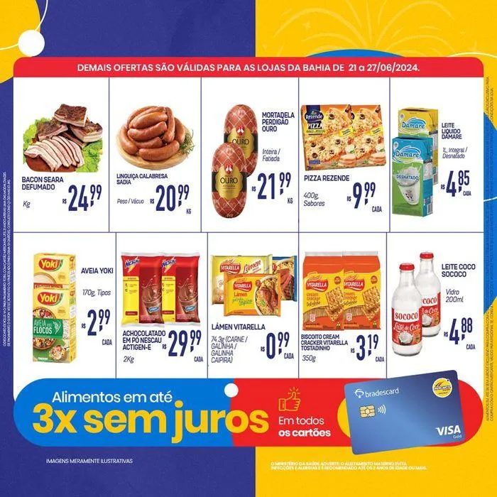 Encarte de Ofertas Mercantil Atacado 24 de junho até 27 de junho 2024 - Pagina 2
