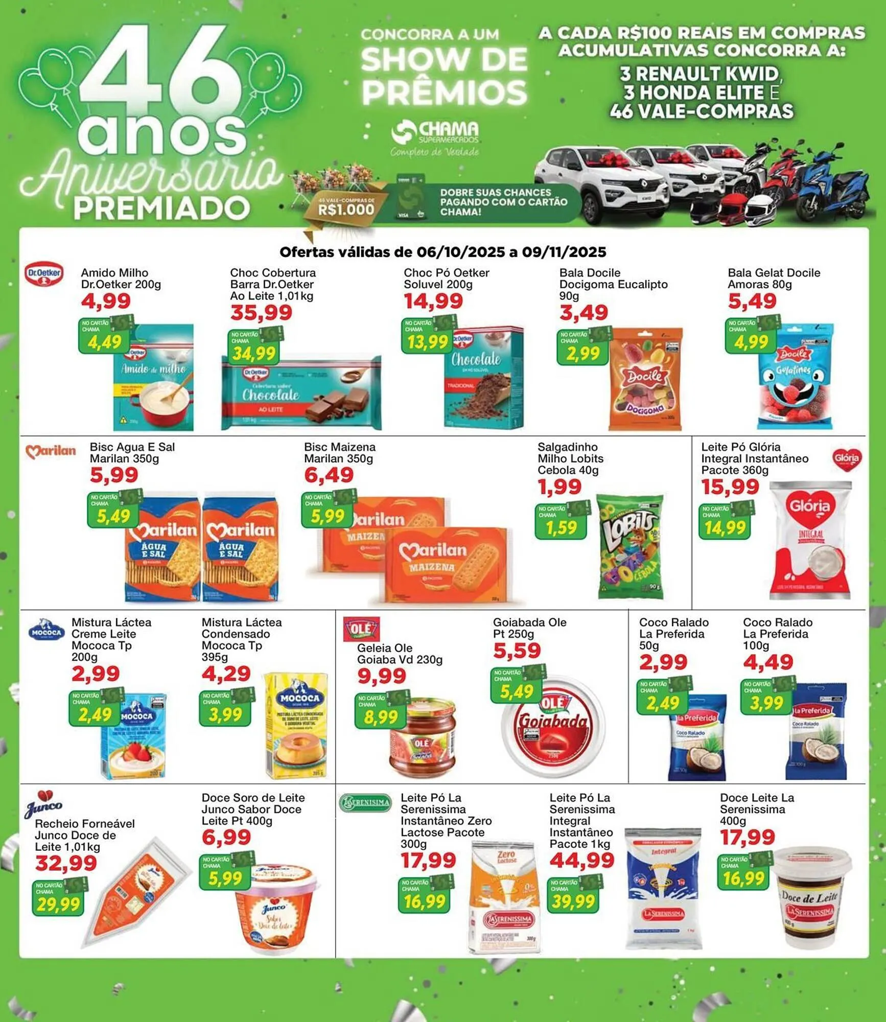 Encarte de Catálogo Chama Supermercados 6 de outubro até 9 de novembro 2025 - Pagina 23