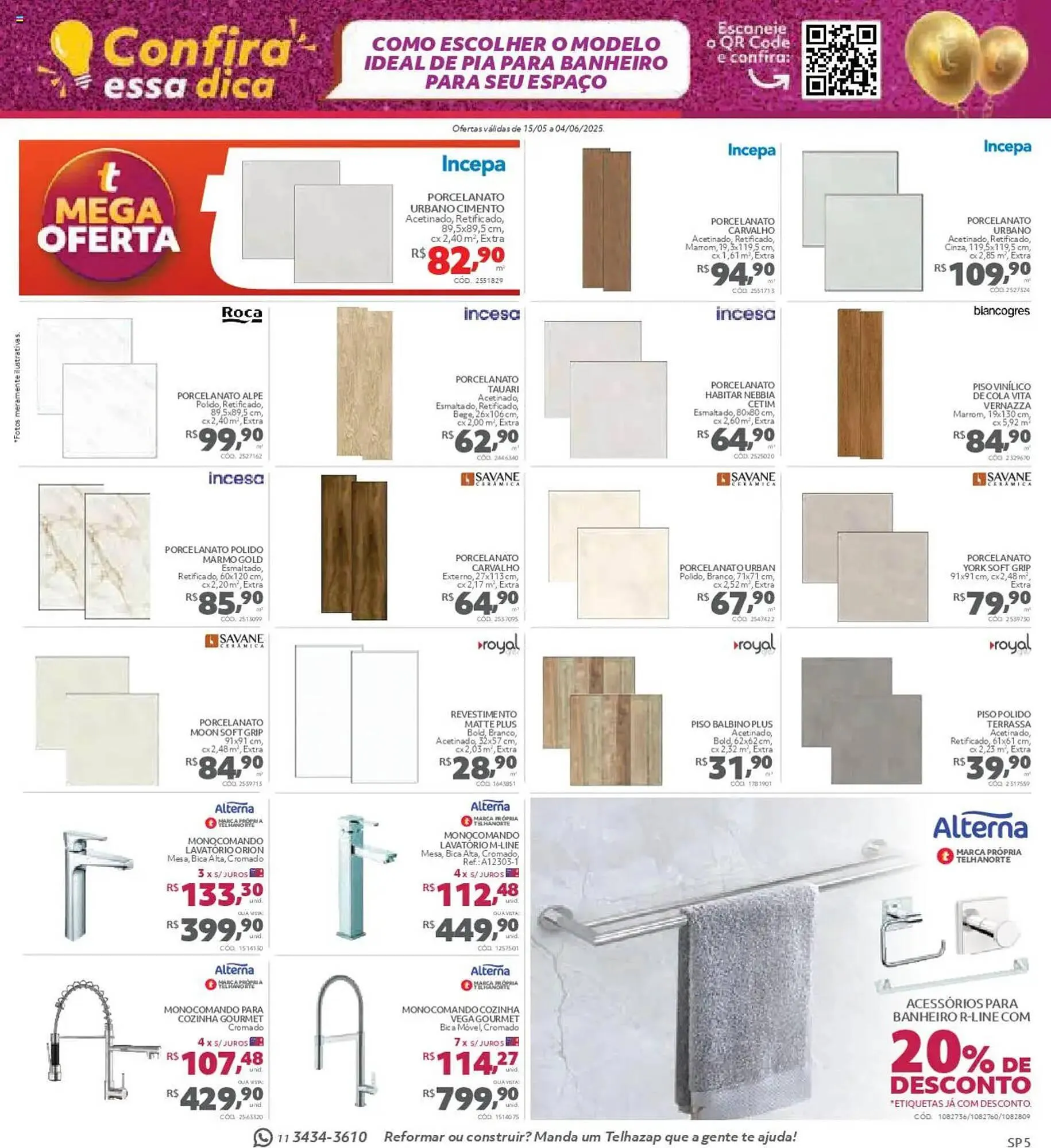 Encarte de Catálogo Telhanorte 15 de maio até 5 de junho 2025 - Pagina 5