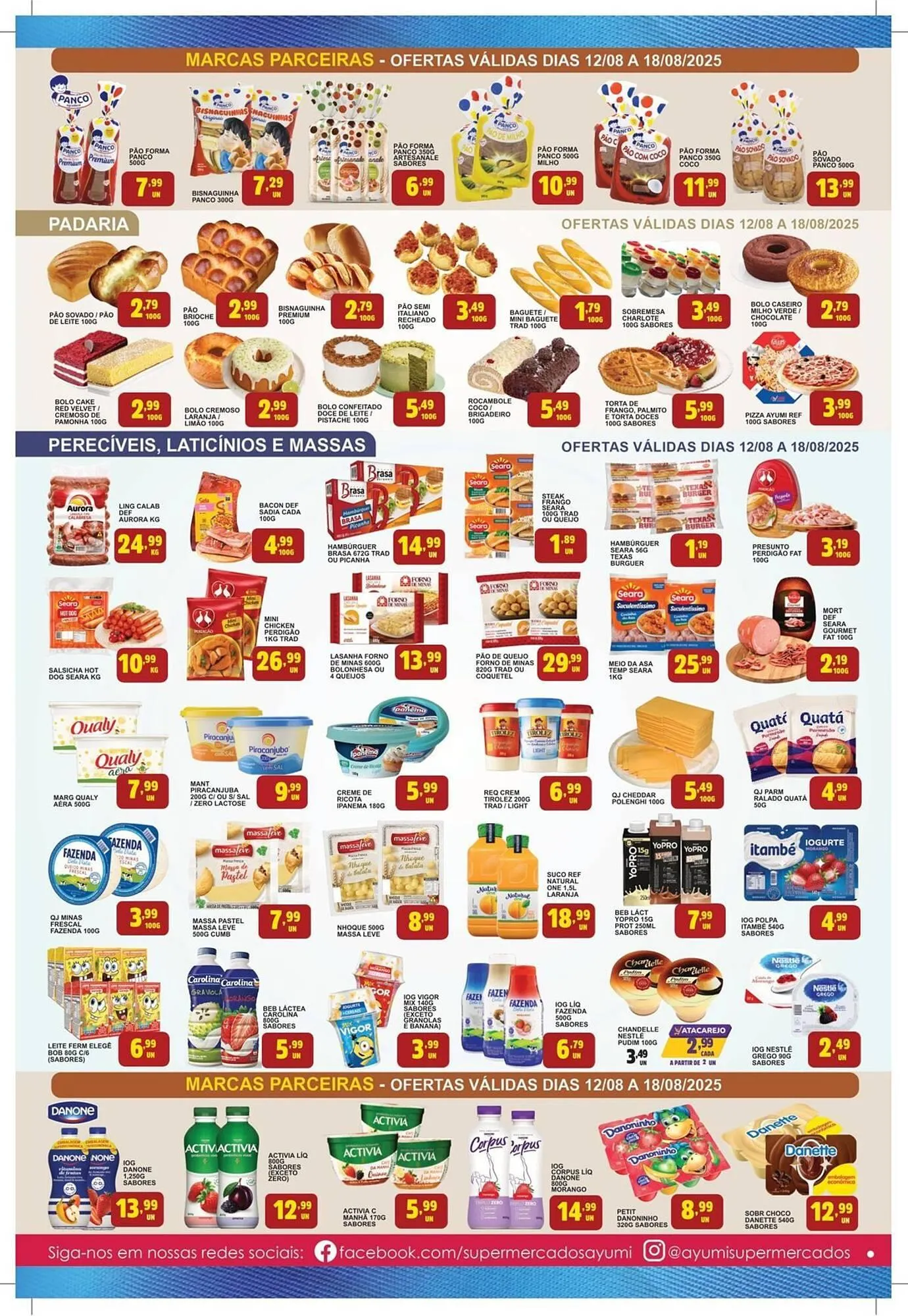 Encarte de Catálogo Ayumi Supermercados 12 de agosto até 17 de agosto 2025 - Pagina 2