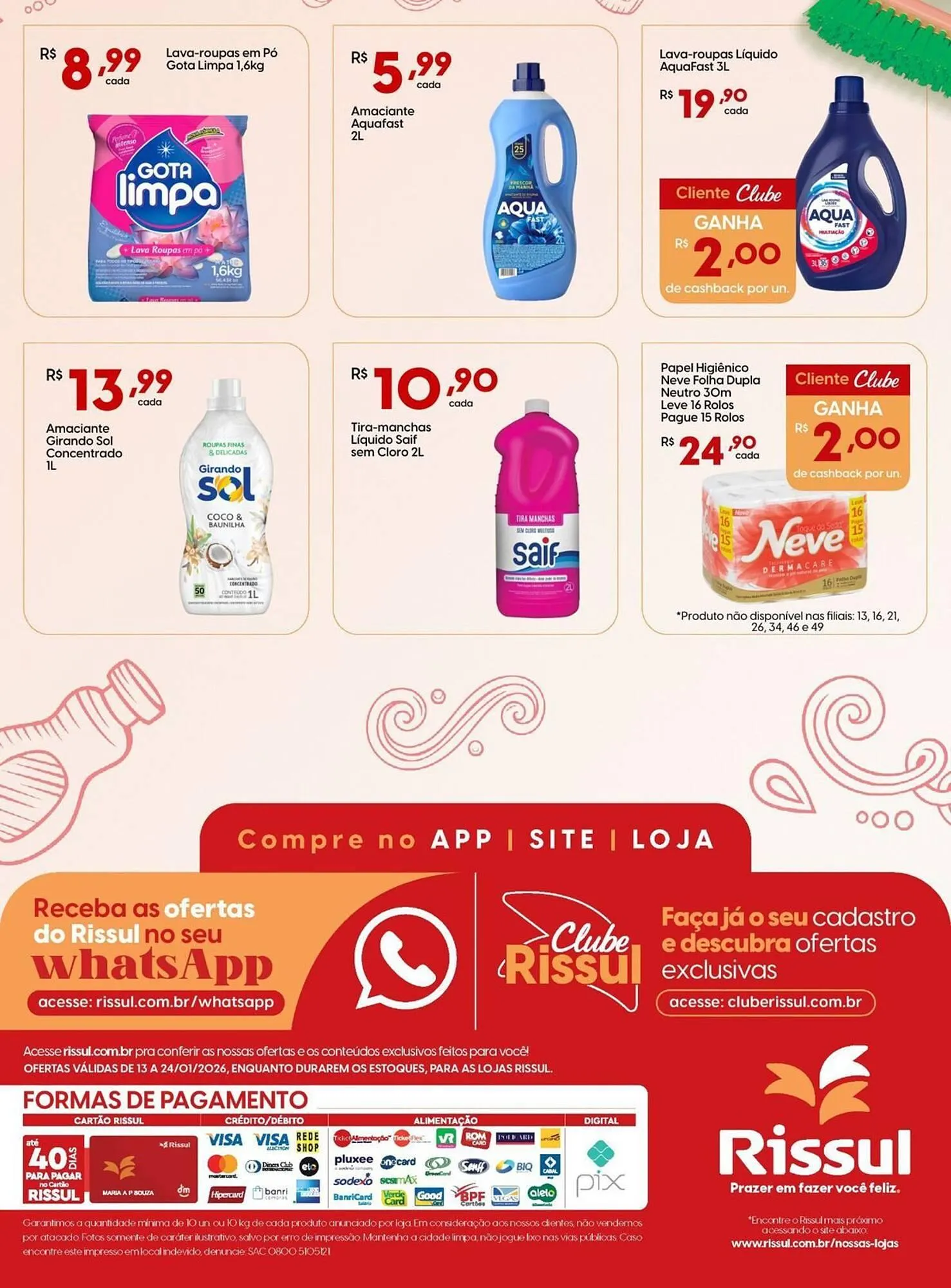 Encarte de Catálogo Supper Rissul 13 de janeiro até 24 de janeiro 2026 - Pagina 5