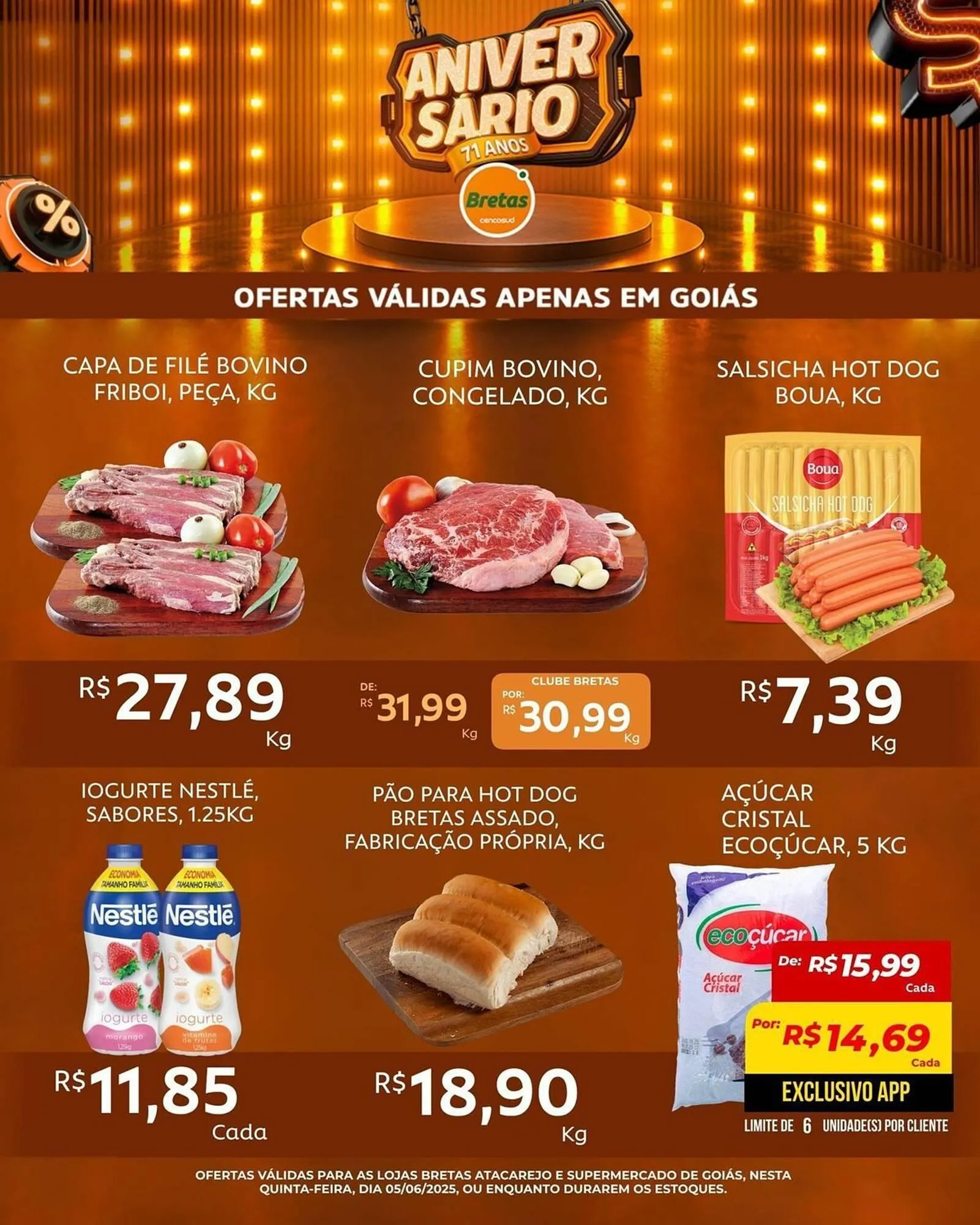 Encarte de Catálogo Supermercados Bretas 5 de junho até 8 de junho 2025 - Pagina 6