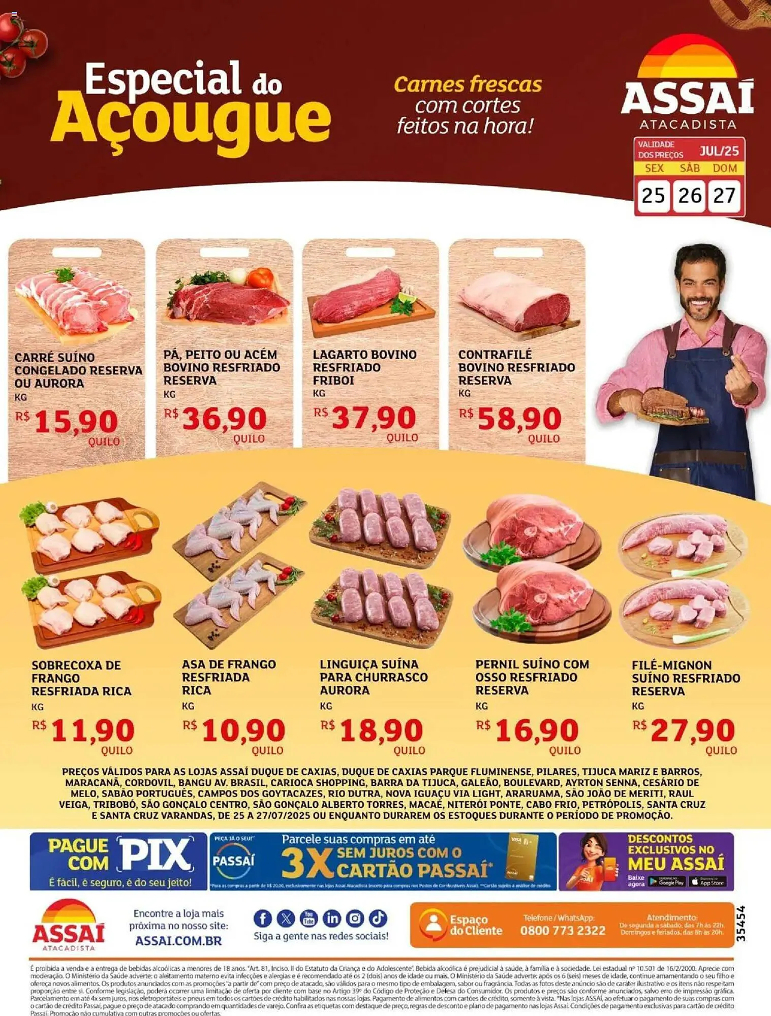 Encarte de Catálogo Assaí Atacadista 25 de julho até 27 de julho 2025 - Pagina 1