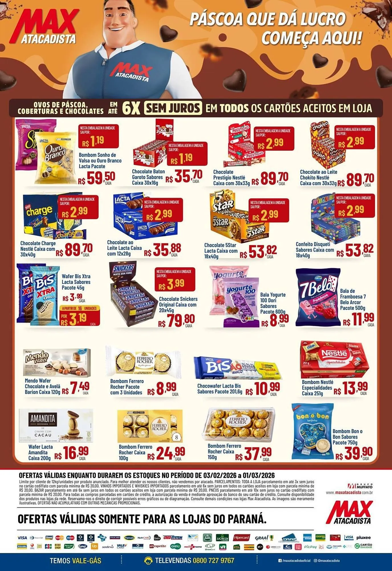 Encarte de Encarte Muffato 3 de fevereiro até 1 de março 2026 - Pagina 2