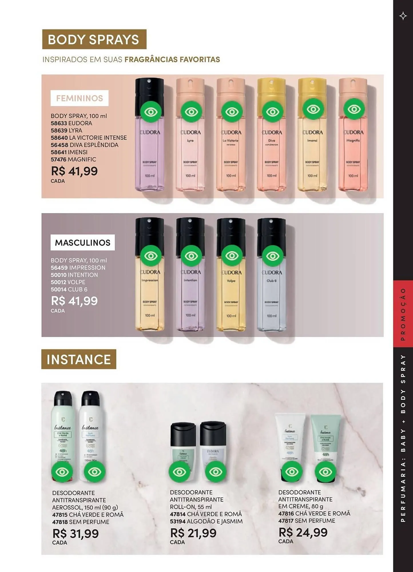 Encarte de Catálogo Eudora 8 de outubro até 8 de novembro 2025 - Pagina 59