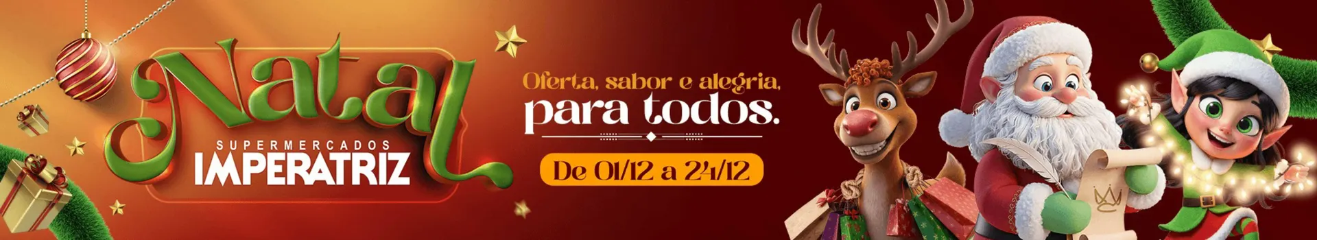 Encarte de Catálogo Supermercados Imperatriz 15 de dezembro até 24 de dezembro 2025 - Pagina 1