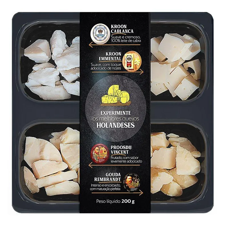 Kit Queijo Ouro Kroon 200g