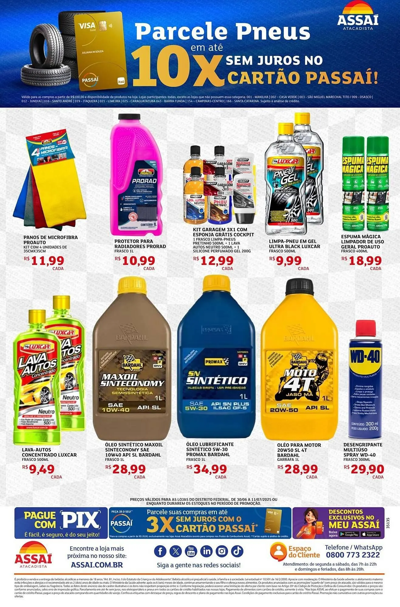 Encarte de Catálogo Assaí Atacadista 30 de junho até 11 de julho 2025 - Pagina 2
