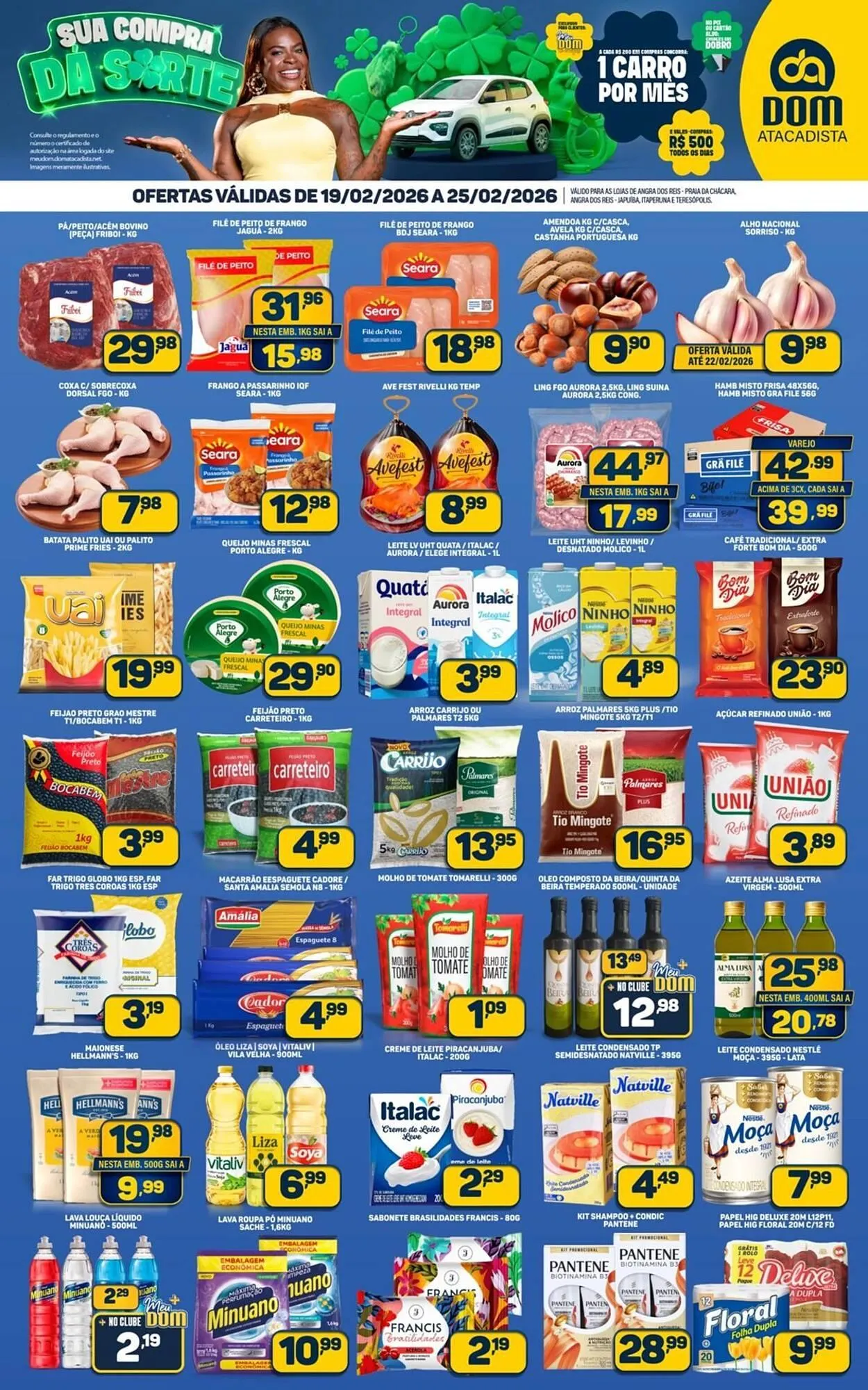 Encarte de Encarte Dom Atacadista 19 de fevereiro até 25 de fevereiro 2026 - Pagina 1