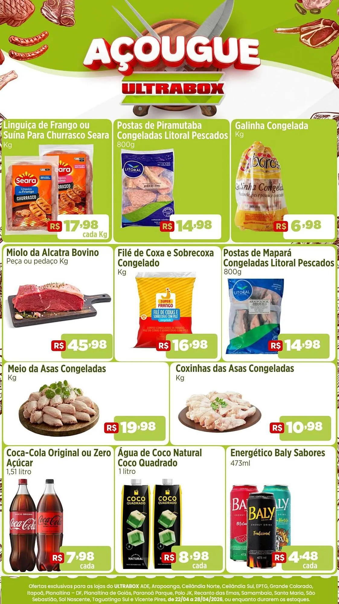 Encarte de Panfleto Ultrabox 22 de abril até 28 de abril 2026 - Pagina 2