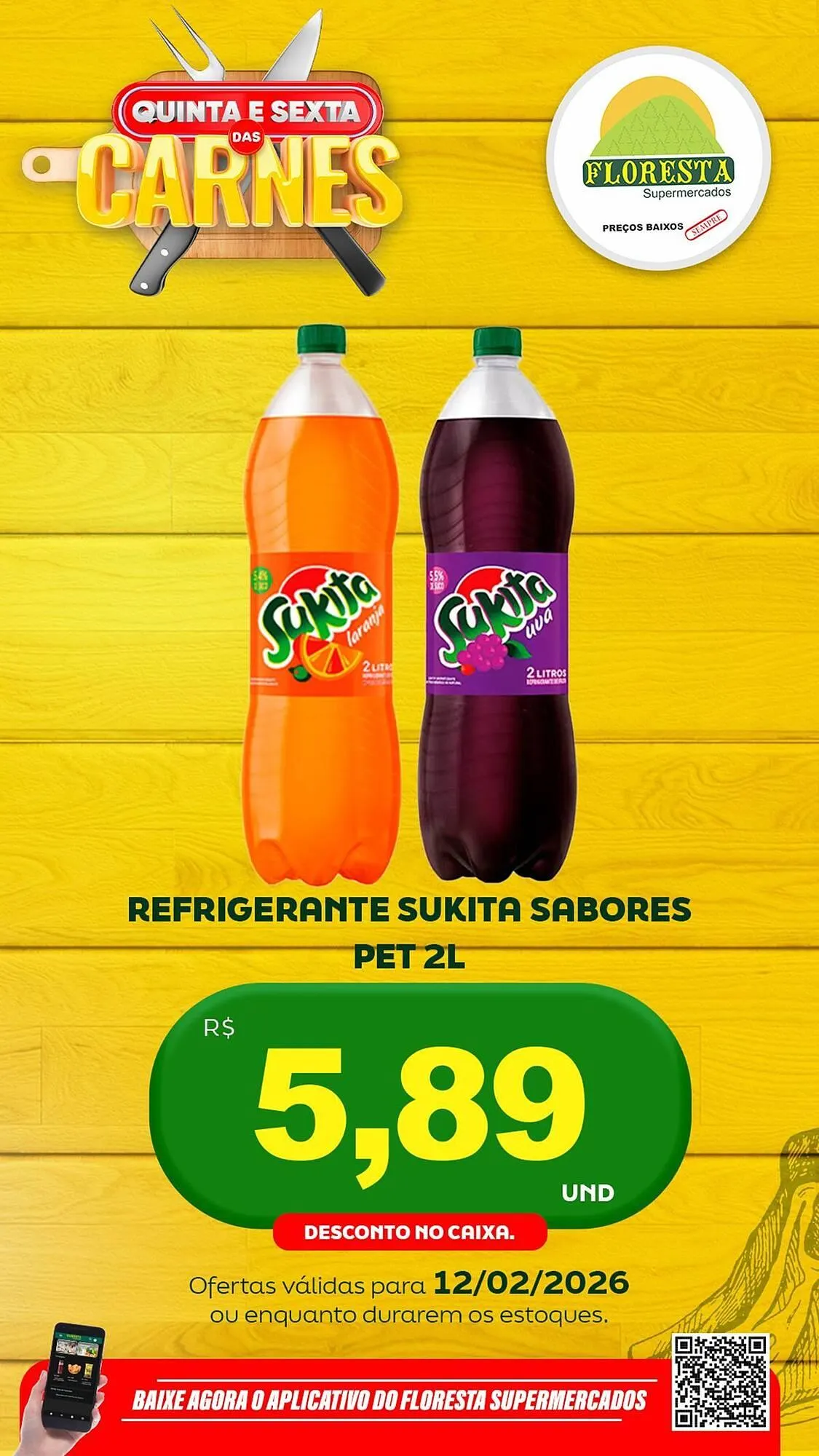 Encarte de Catálogo Floresta Supermercados 12 de fevereiro até 13 de fevereiro 2026 - Pagina 45