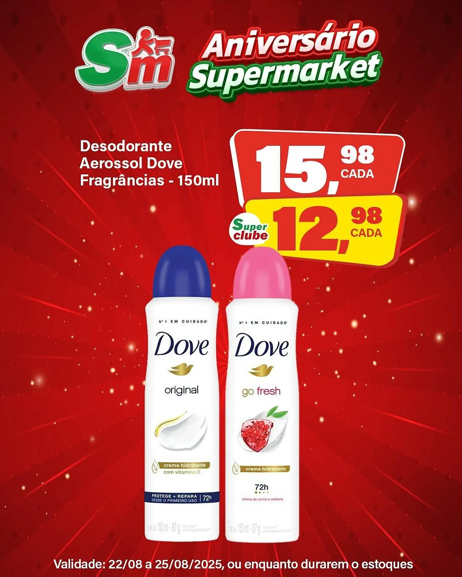 Encarte de Catálogo Rede Supermarket 21 de agosto até 25 de agosto 2025 - Pagina 1