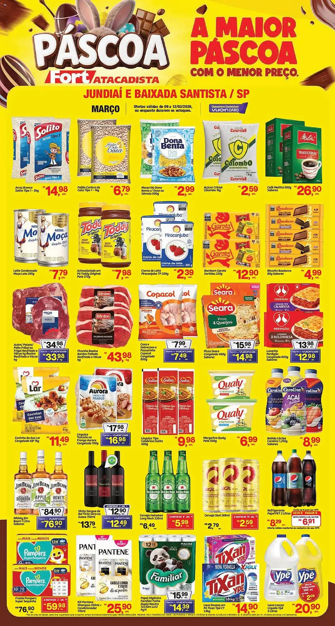 Encarte de Tabloide Fort Atacadista 9 de março até 12 de março 2026 - Pagina 1