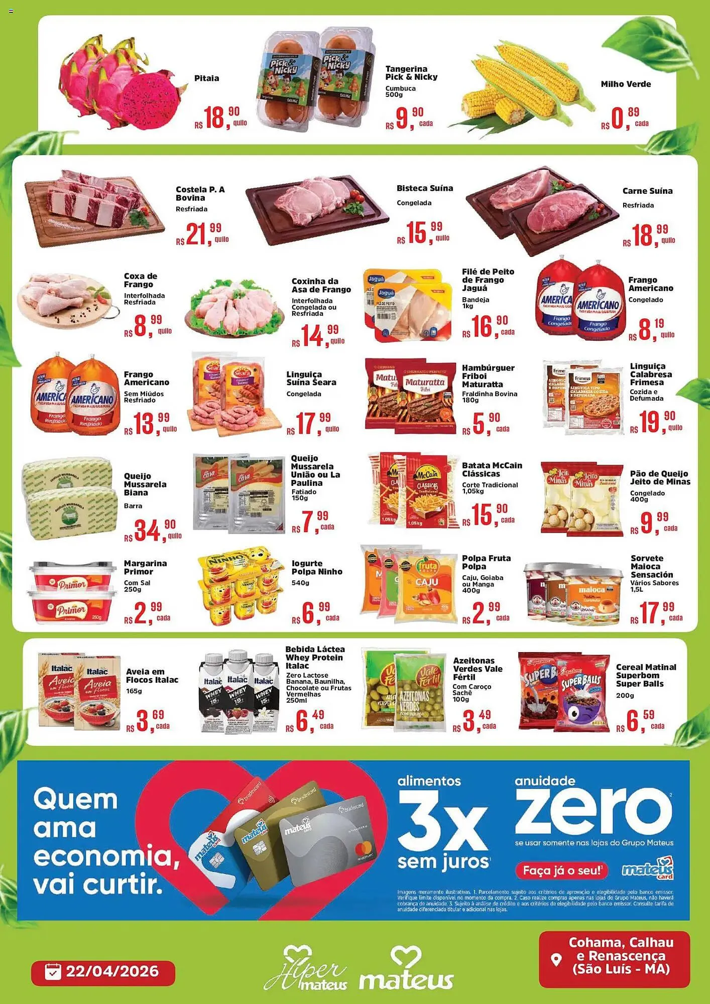 Encarte de Catálogo Supermercados Mateus 22 de abril até 22 de abril 2026 - Pagina 2