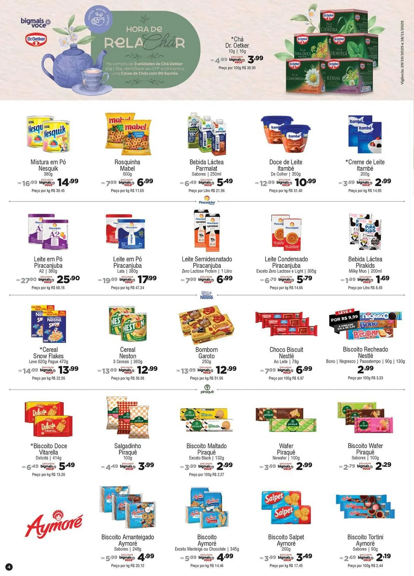 Encarte de Catálogo Big Mais Supermercados 30 de outubro até 18 de novembro 2025 - Pagina 4