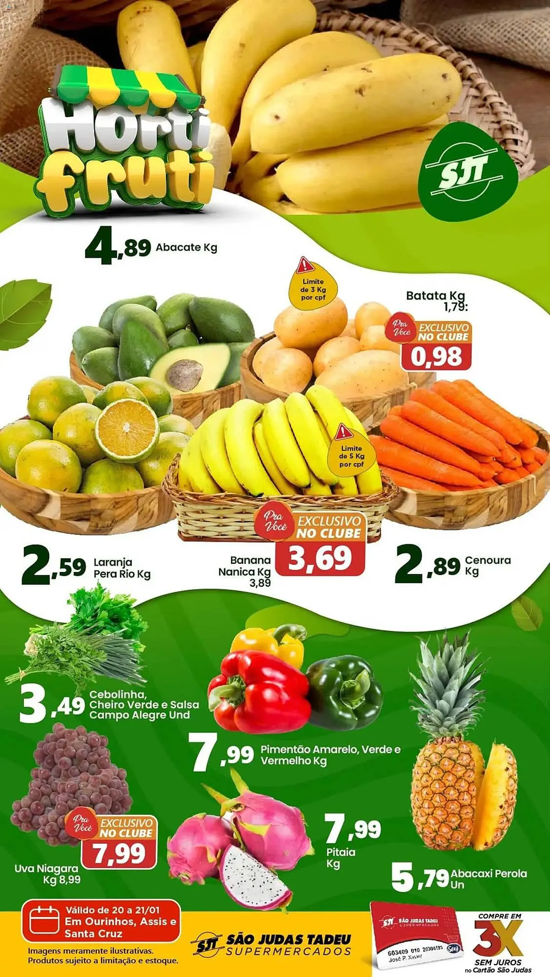 Encarte de Folheto São Judas Tadeu 20 de janeiro até 21 de janeiro 2026 - Pagina 1