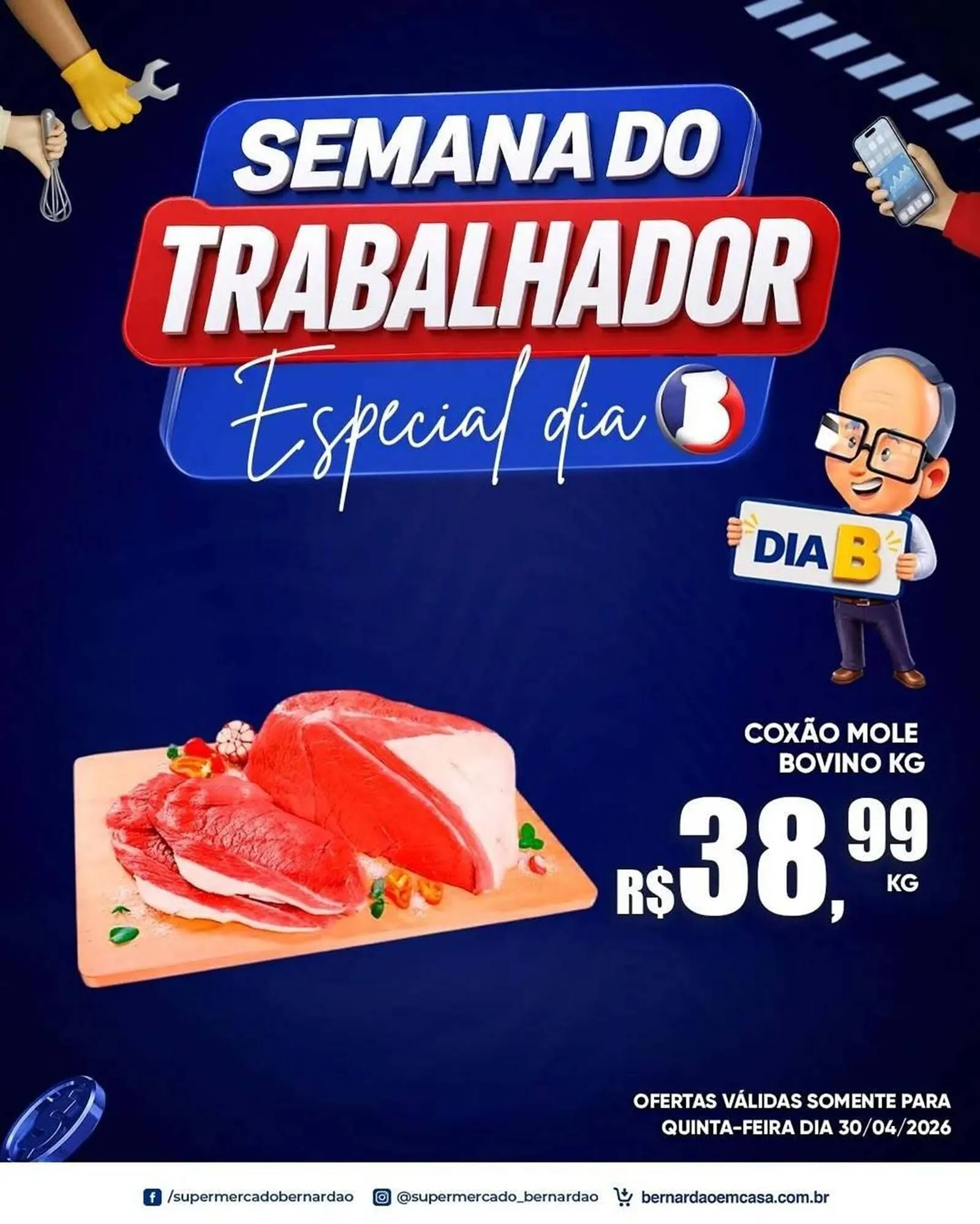 Encarte de Catálogo Supermercado Bernardão 30 de abril até 30 de abril 2026 - Pagina 8