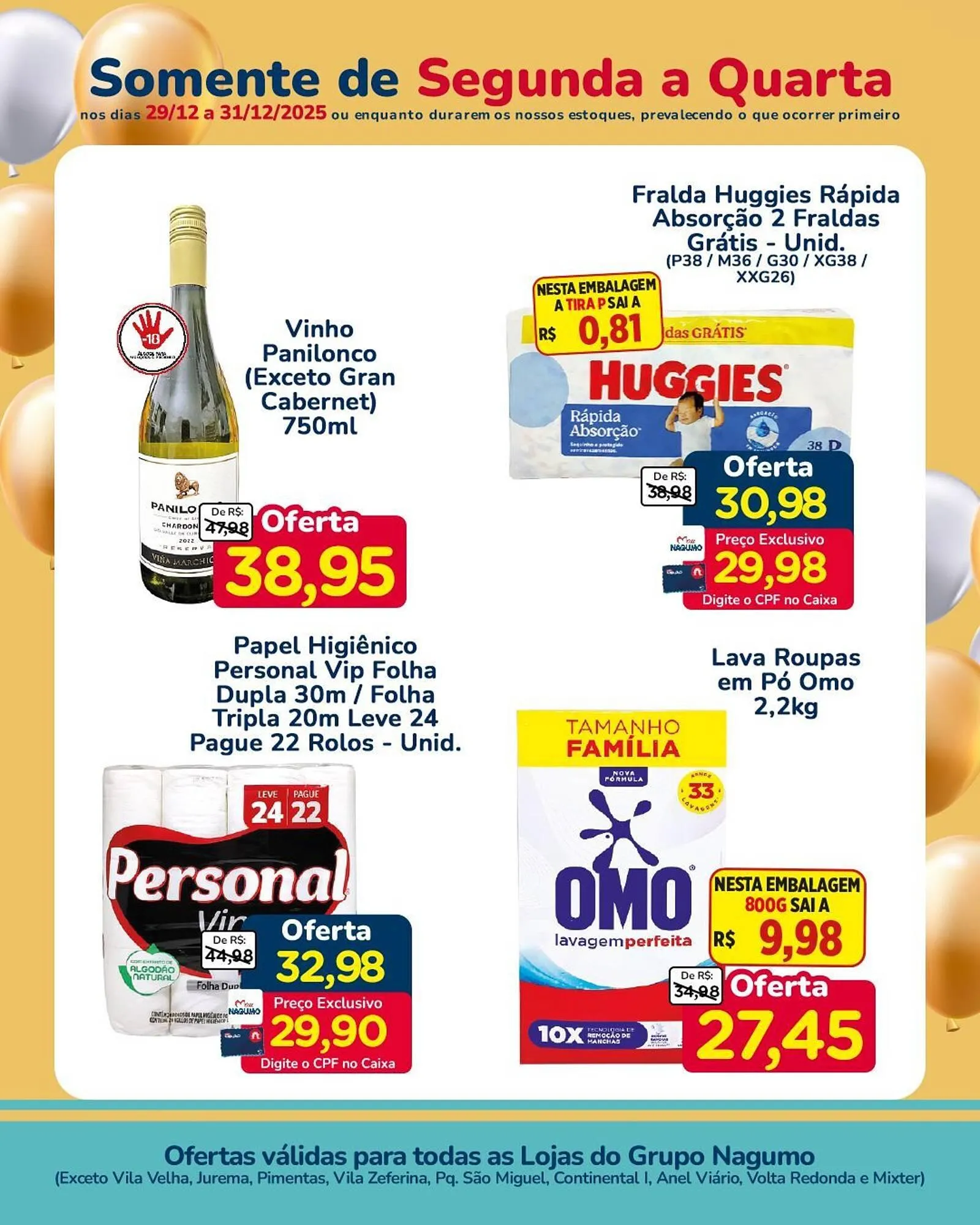 Encarte de Folheto Nagumo 30 de dezembro até 31 de dezembro 2025 - Pagina 3