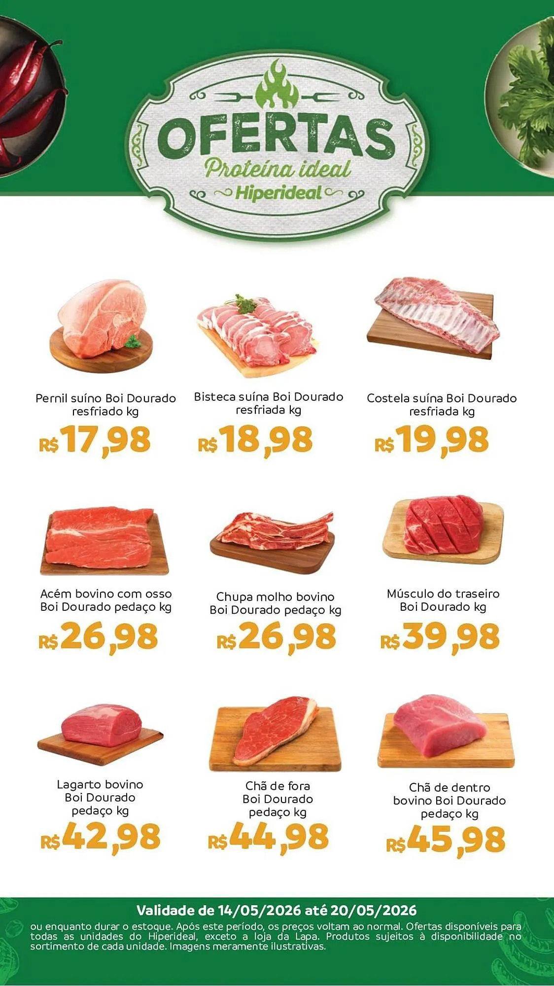 Encarte de Catálogo Hiperideal Supermercados 14 de maio até 20 de maio 2026 - Pagina 1