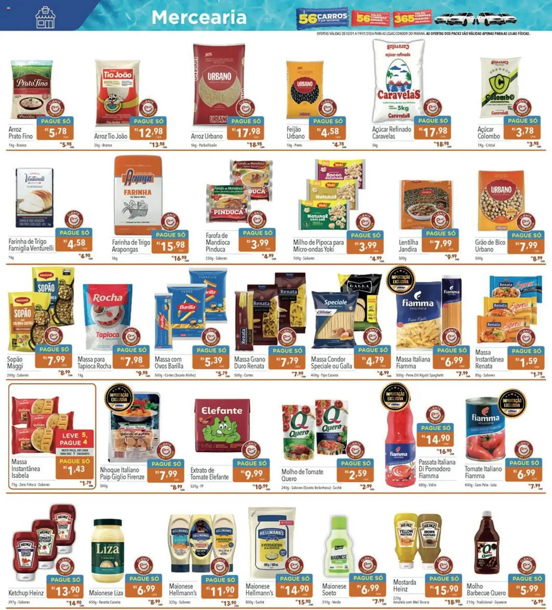 Encarte de Catálogo Supermercados Condor 2 de janeiro até 19 de janeiro 2026 - Pagina 4