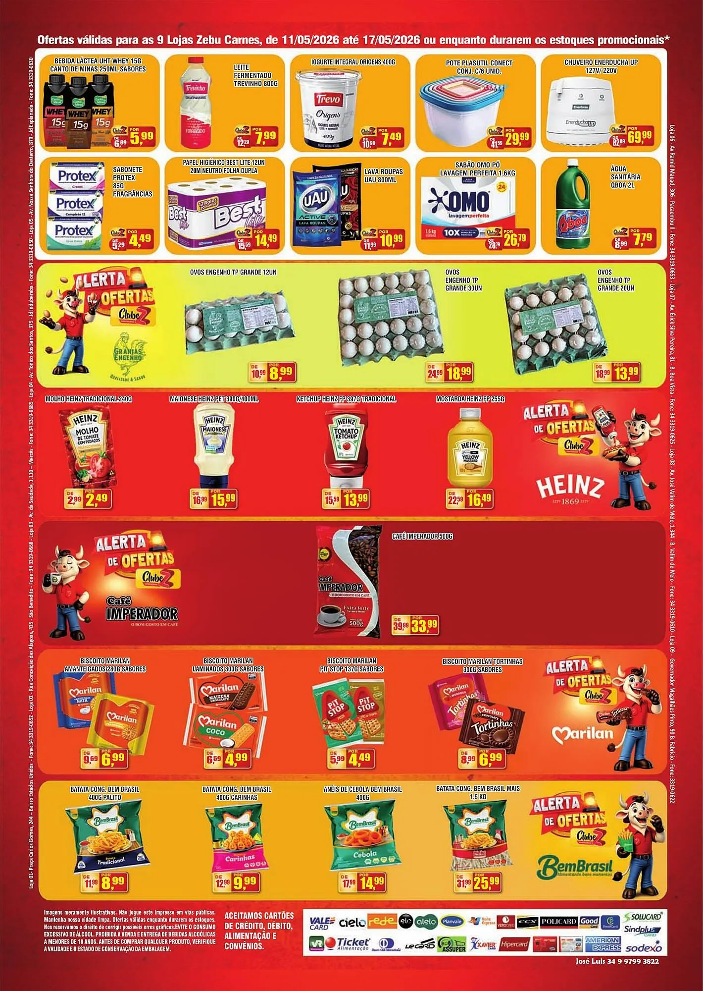 Encarte de Catálogo Zebu Carnes Supermercados 12 de maio até 17 de maio 2026 - Pagina 2
