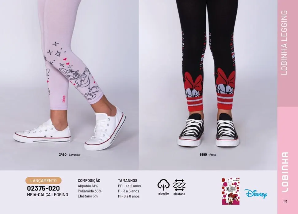 Encarte de Catálogo Meias Kids Verão 2023/24 28 de julho até 31 de dezembro 2024 - Pagina 113
