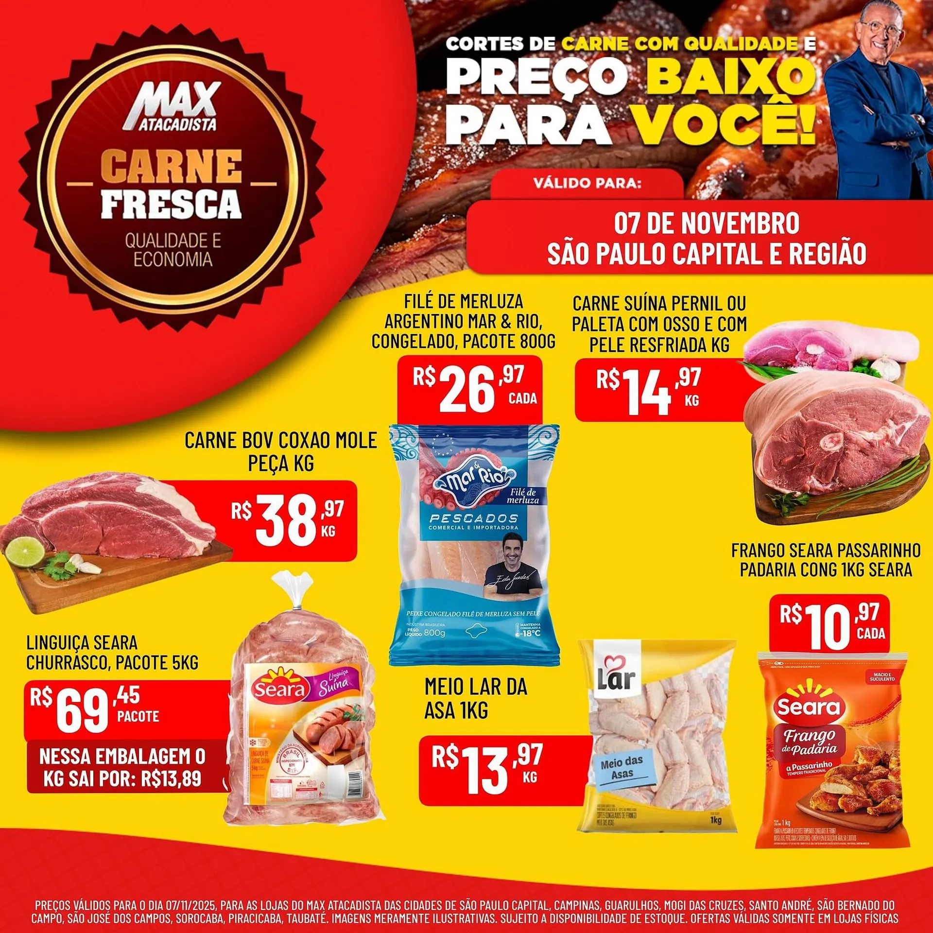 Encarte de Encarte Max Atacadista 7 de novembro até 7 de novembro 2025 - Pagina 1