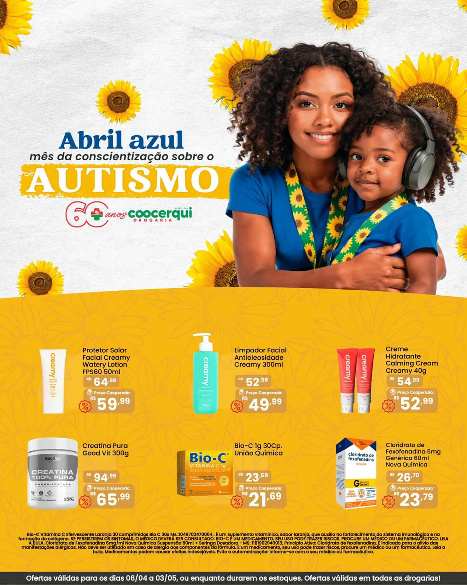 Encarte de Tabloide Coocerqui 6 de abril até 3 de maio 2026 - Pagina 1