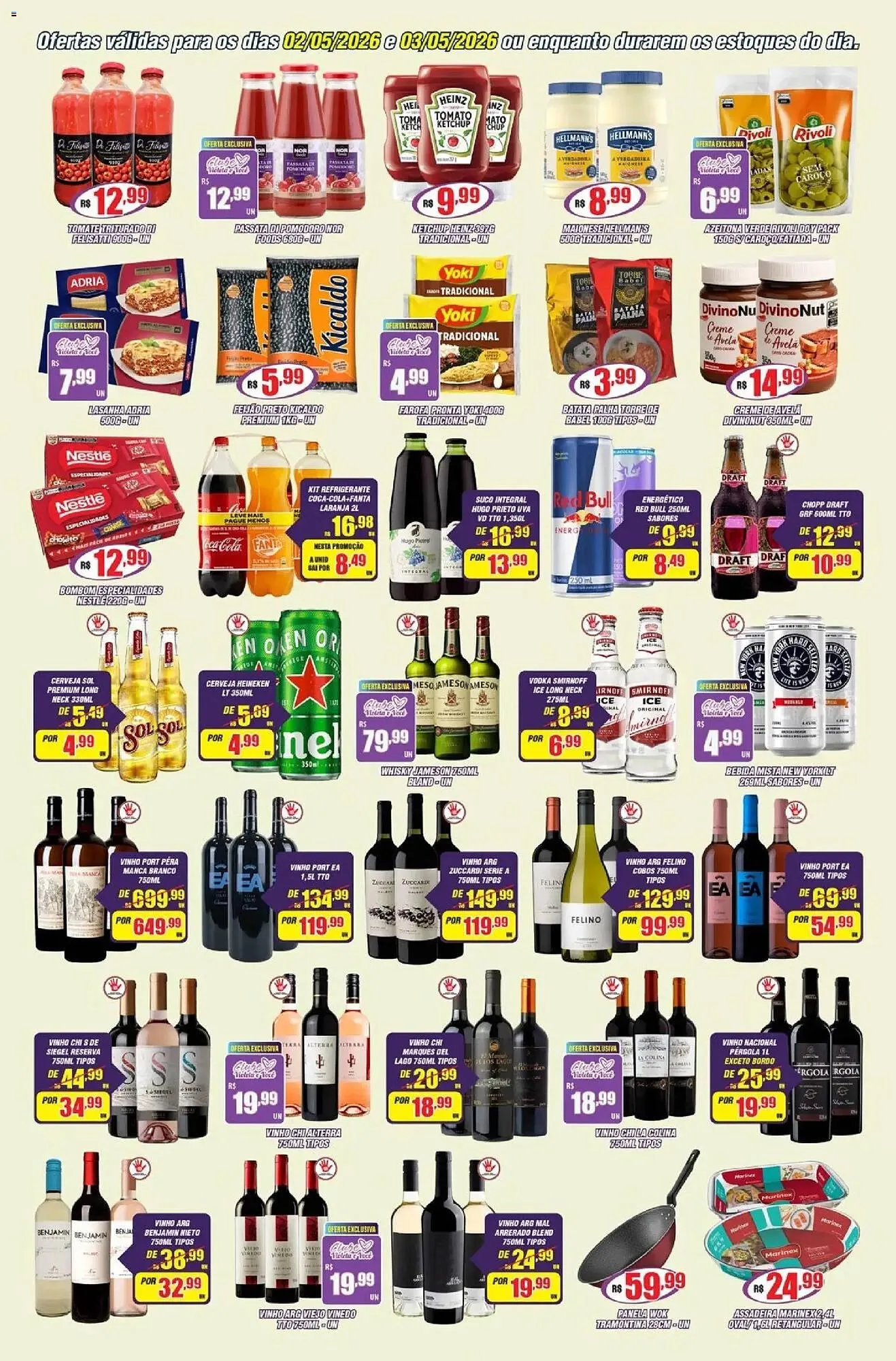 Encarte de Catálogo Violeta Supermercados 2 de maio até 3 de maio 2026 - Pagina 3