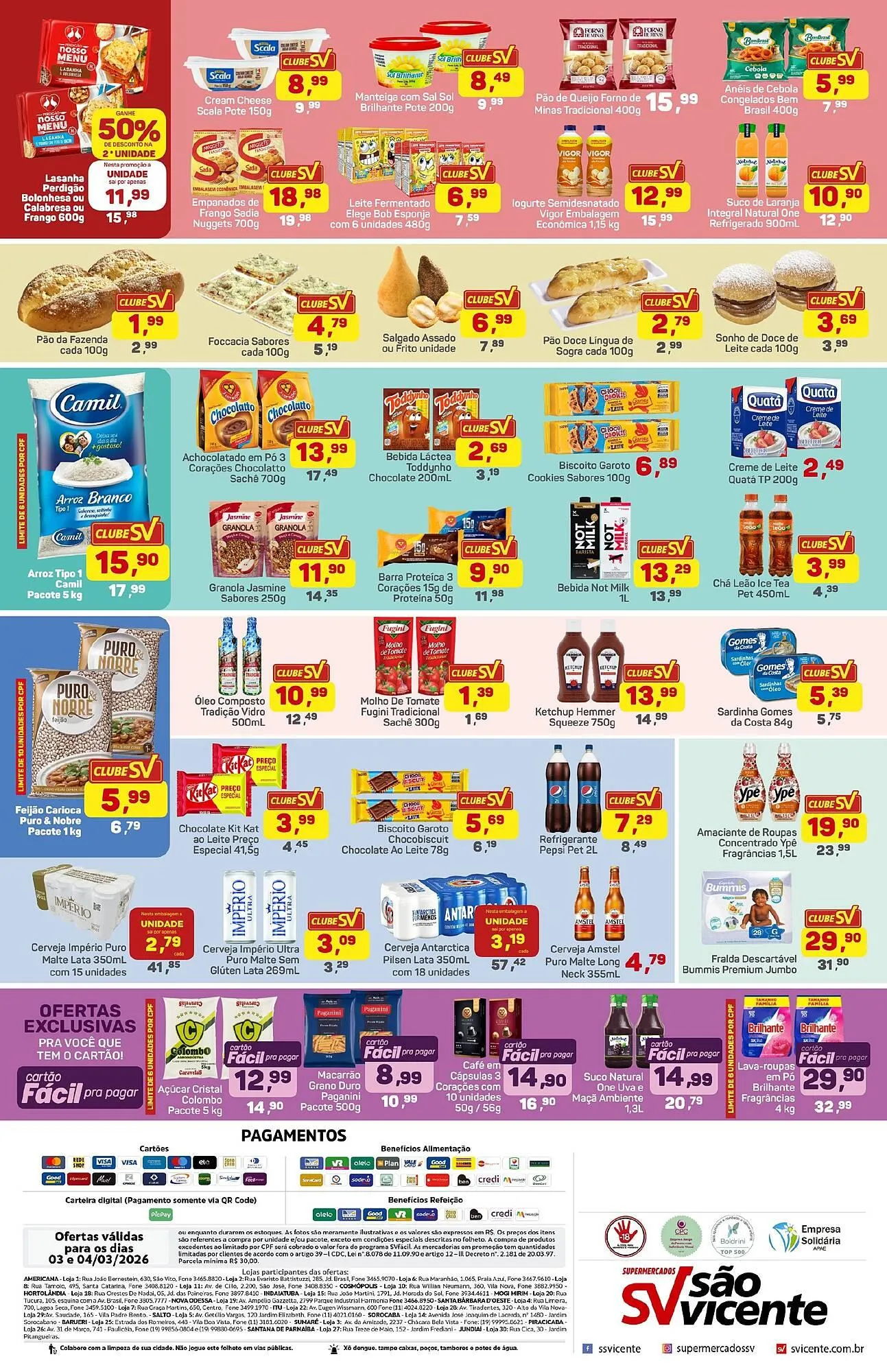 Encarte de Catálogo Supermercados São Vicente 3 de março até 4 de março 2026 - Pagina 2
