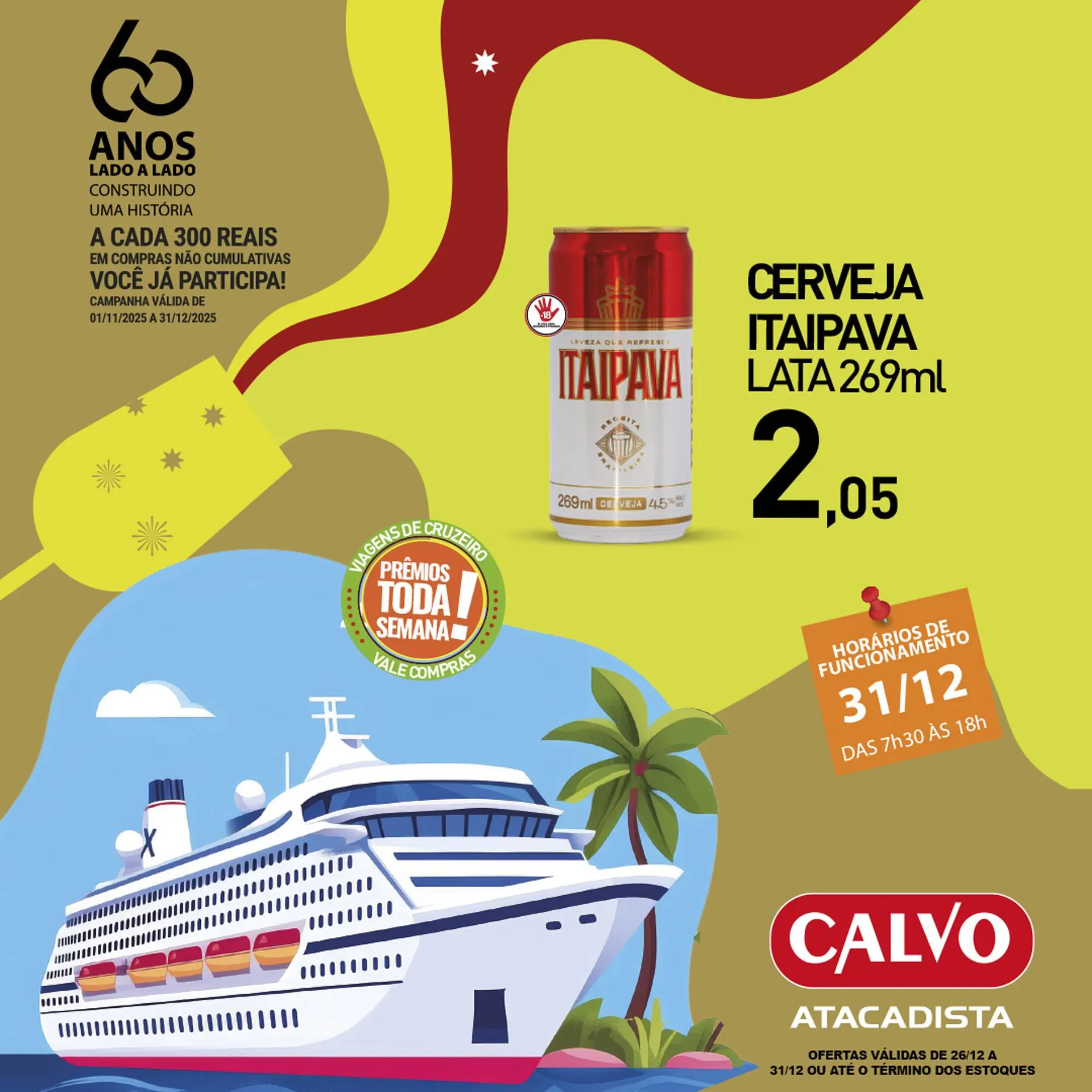 Encarte de Folheto Calvo Atacadista 26 de dezembro até 31 de dezembro 2025 - Pagina 2