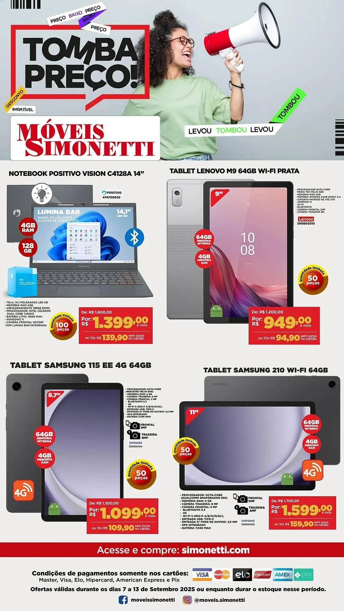 Encarte de Catálogo Móveis Simonetti 8 de setembro até 13 de setembro 2025 - Pagina 65