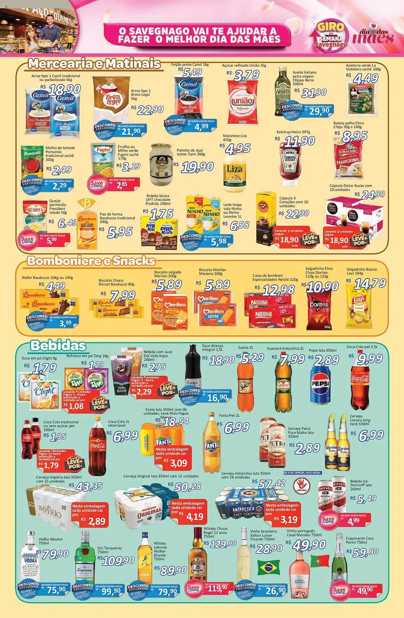 Encarte de Catálogo Supermercados Savegnago 7 de maio até 11 de maio 2026 - Pagina 3