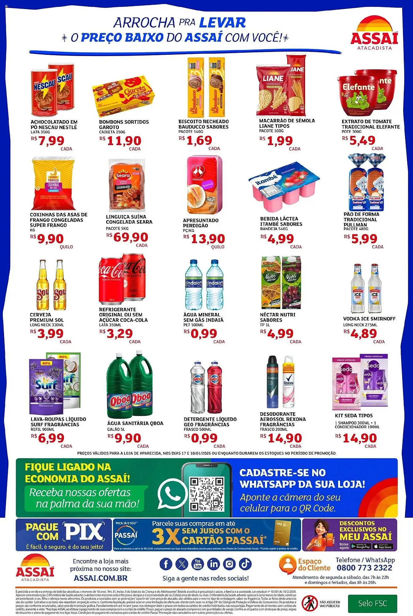 Encarte de Encarte Assaí Atacadista 17 de janeiro até 18 de janeiro 2026 - Pagina 2