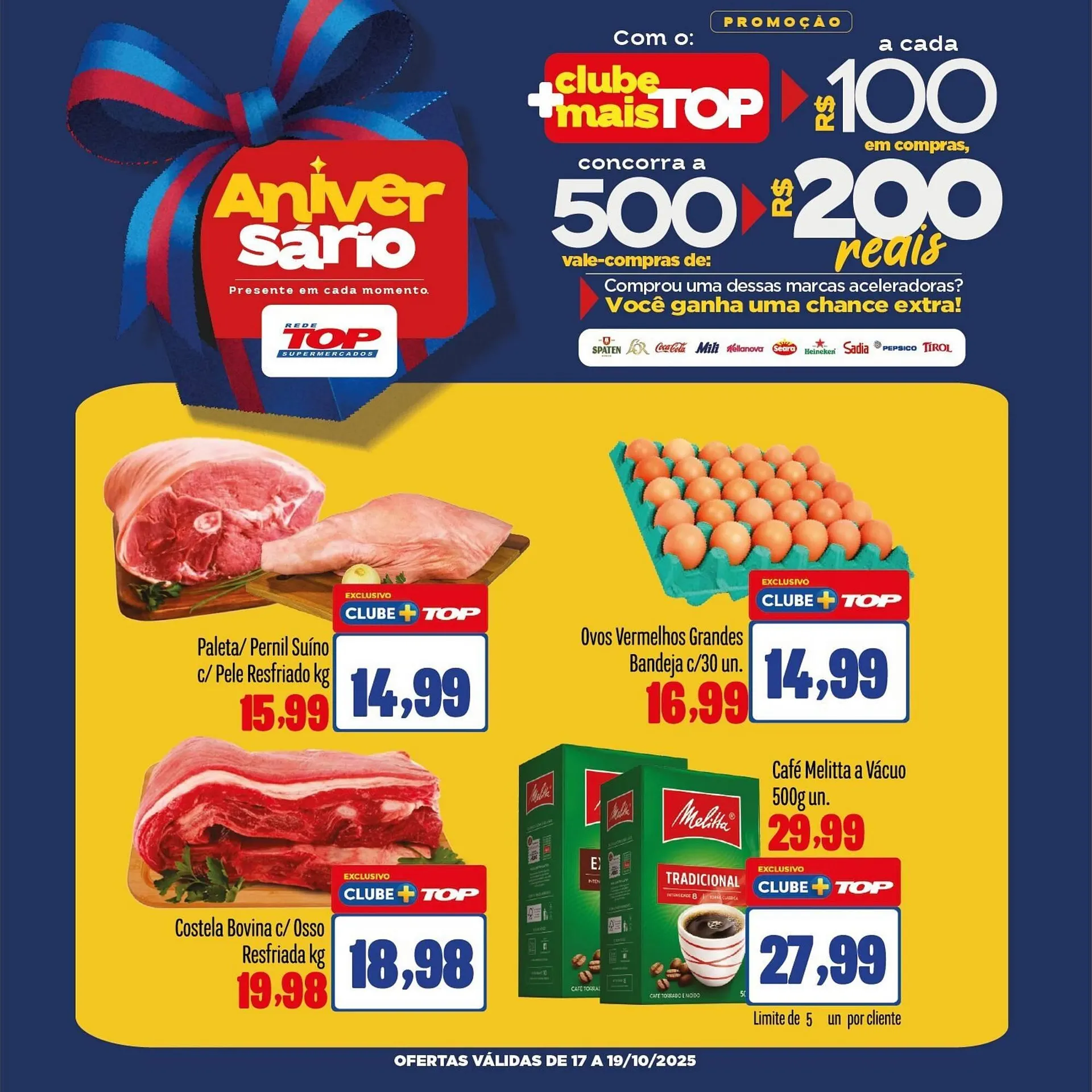 Encarte de Encarte Rede Top 17 de outubro até 19 de outubro 2025 - Pagina 1