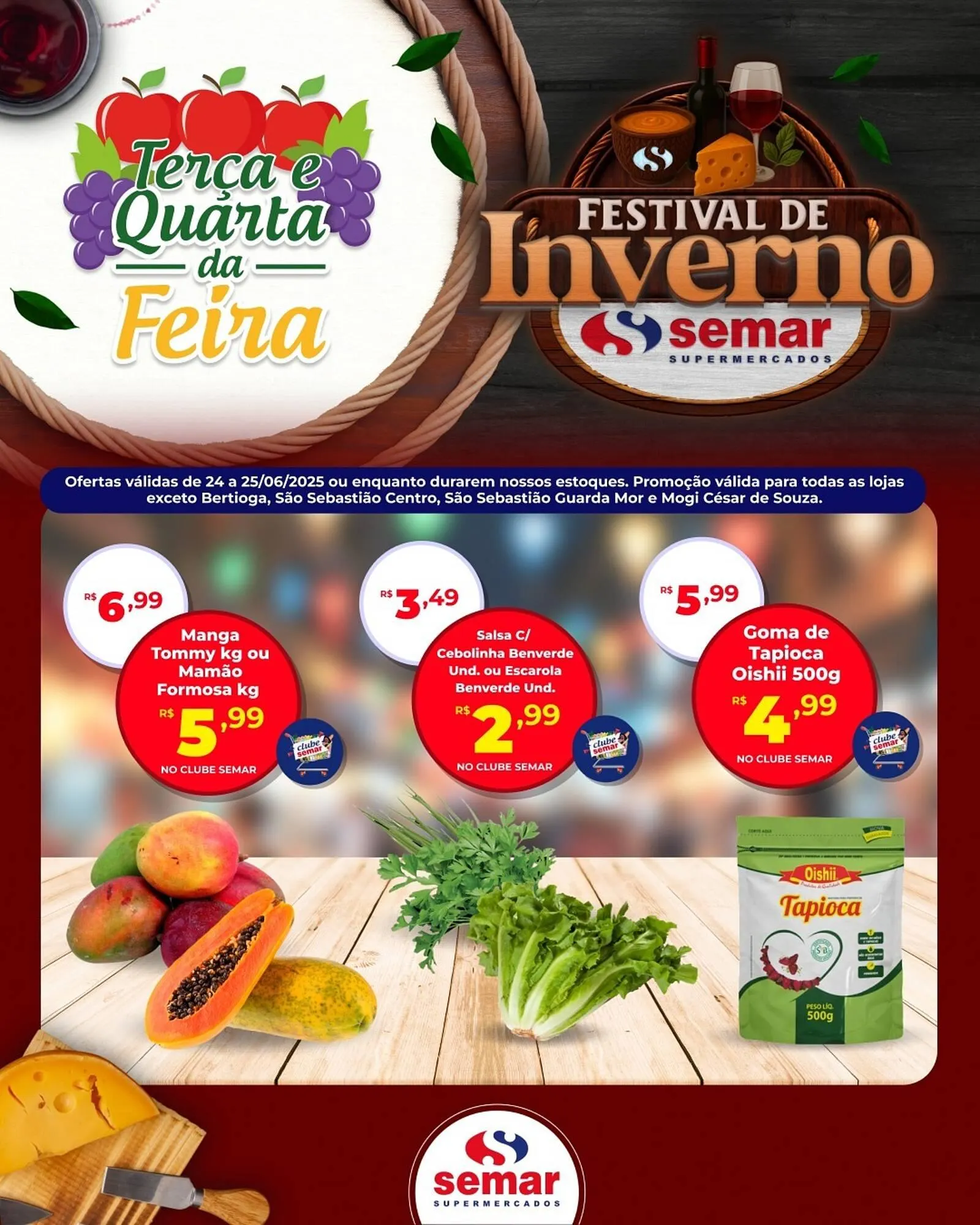 Encarte de Catálogo Semar Supermercado 23 de junho até 25 de junho 2025 - Pagina 4