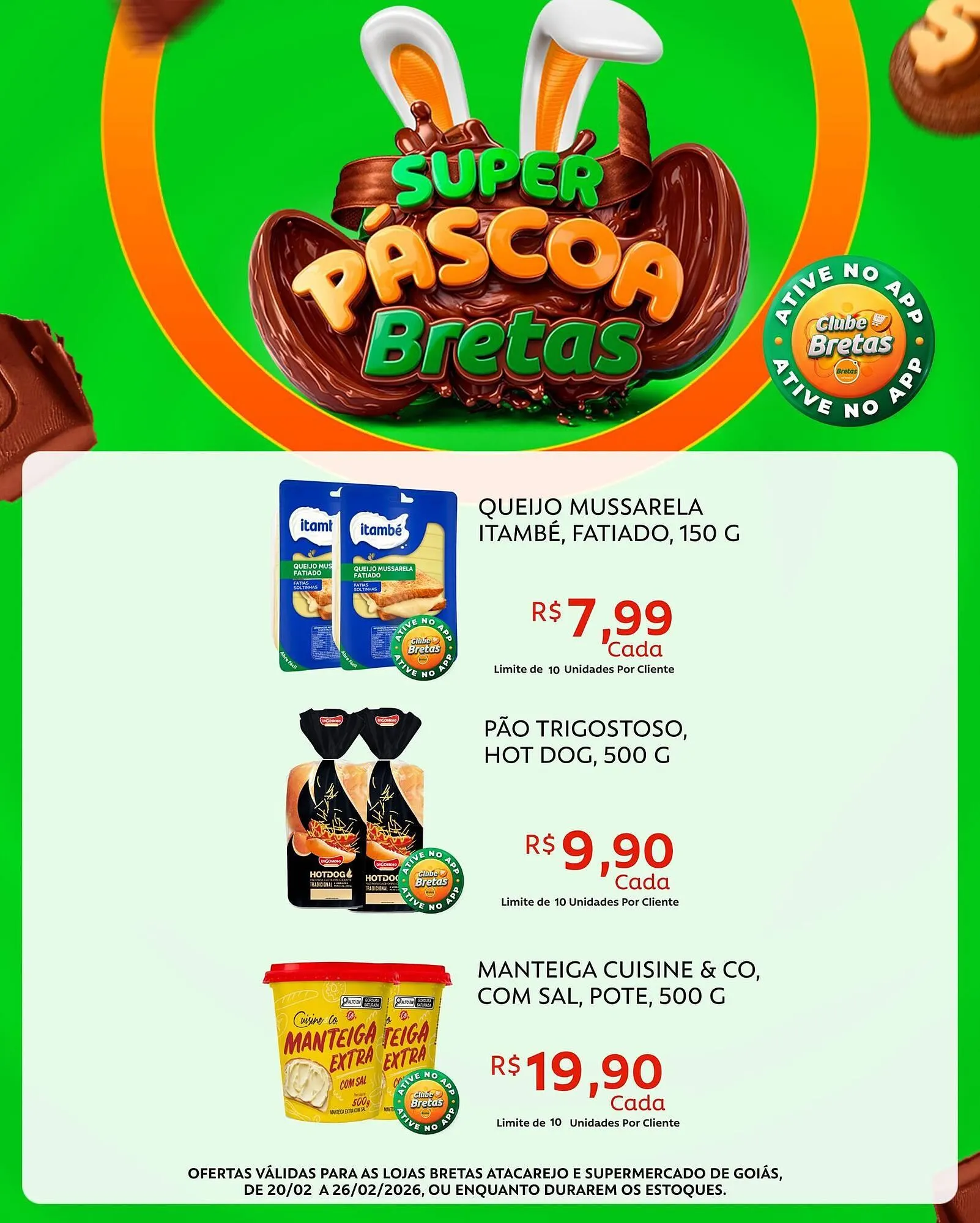 Encarte de Catálogo Supermercados Bretas 21 de fevereiro até 26 de fevereiro 2026 - Pagina 3