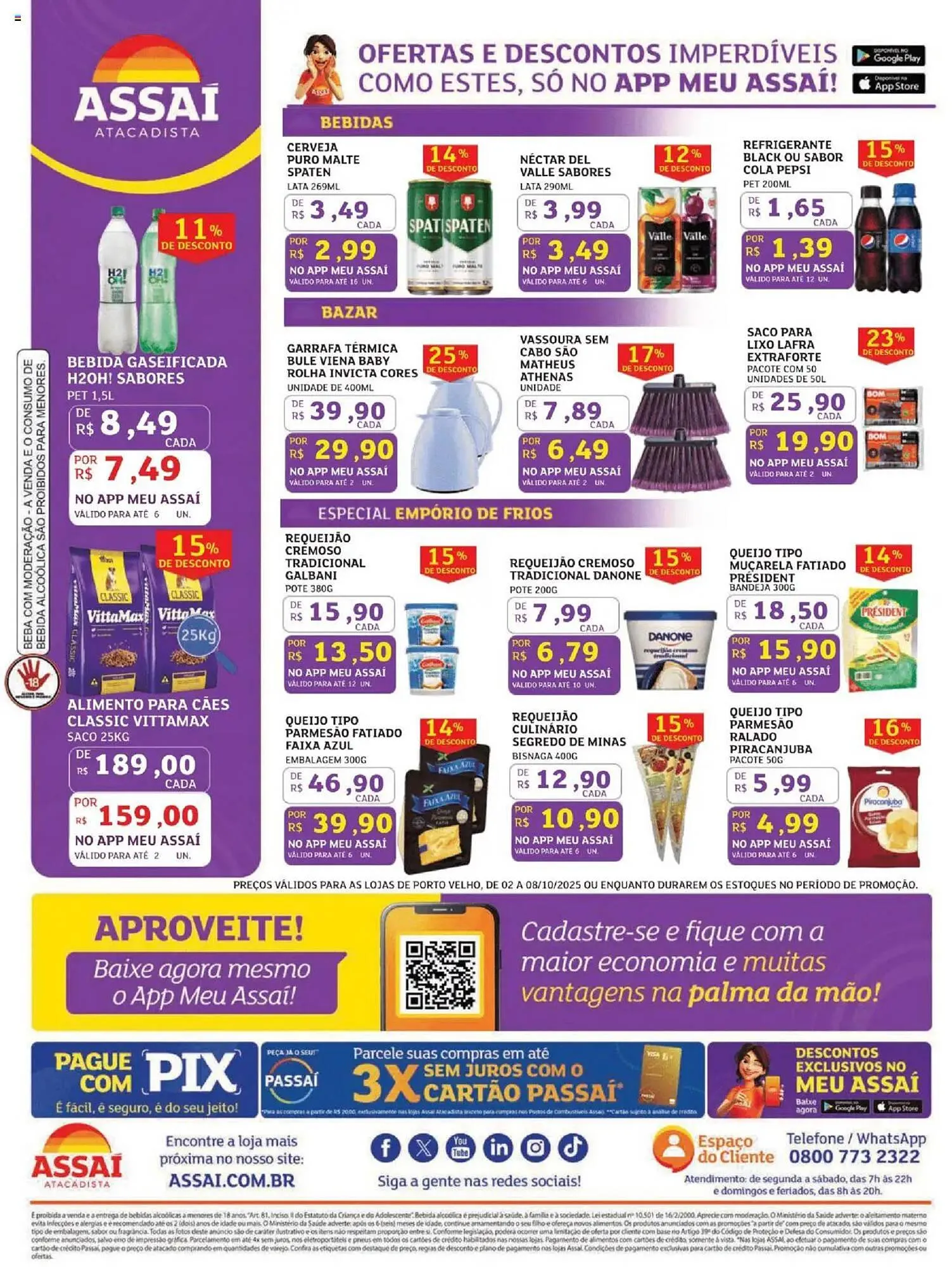Encarte de Encarte Assaí Atacadista 2 de outubro até 8 de outubro 2025 - Pagina 2