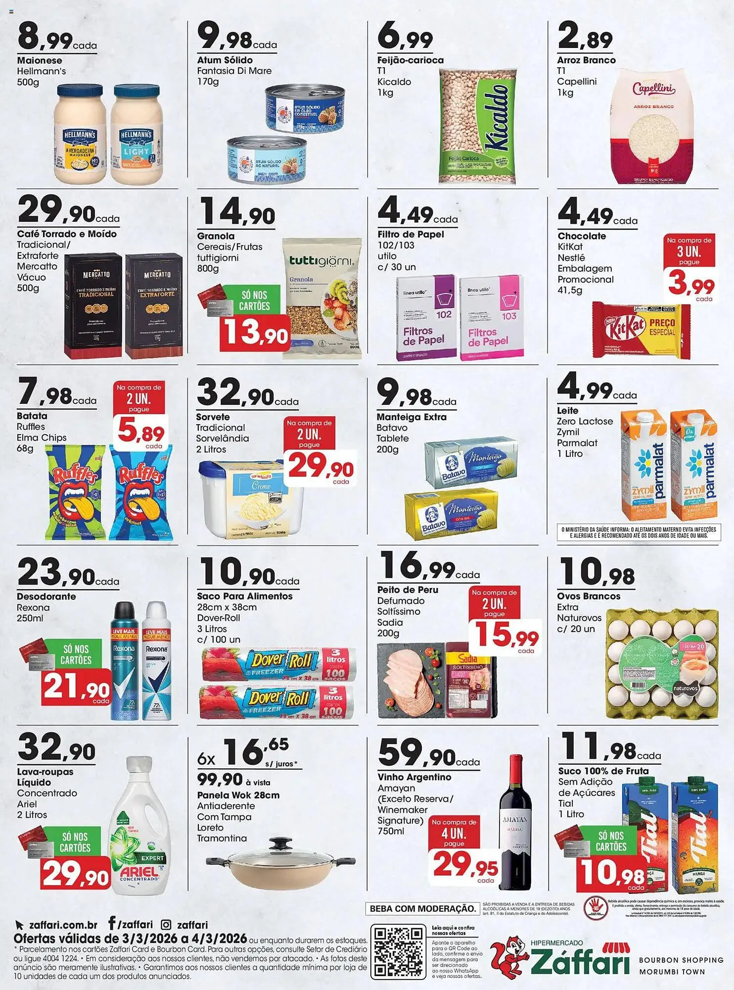 Encarte de Encarte Zaffari 3 de março até 4 de março 2026 - Pagina 2