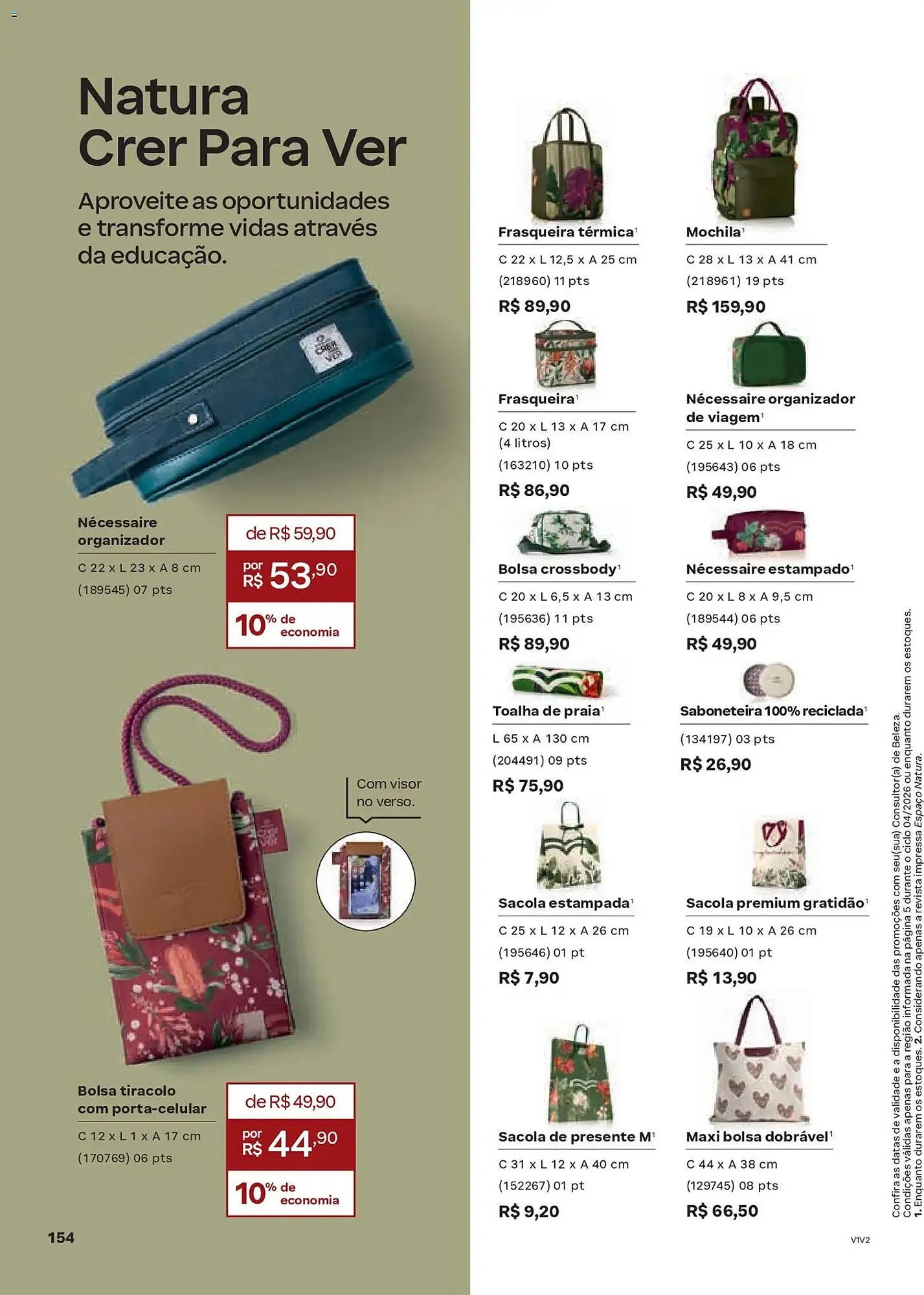 Encarte de Catálogo Natura 19 de fevereiro até 12 de março 2026 - Pagina 154
