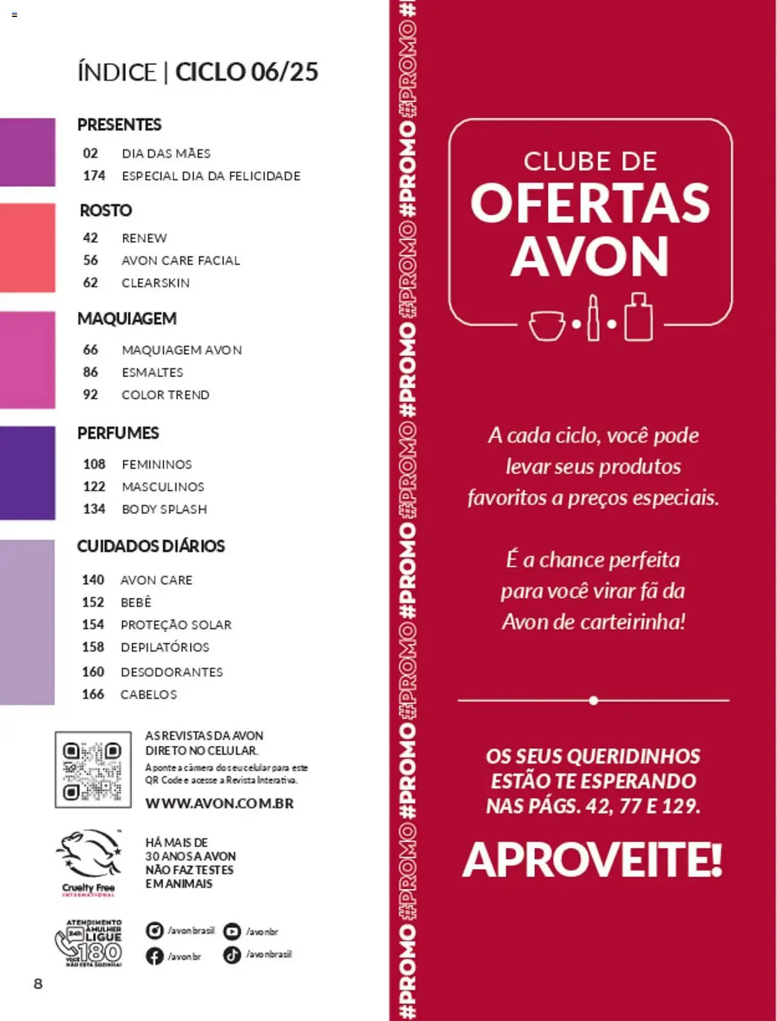 Encarte de Catálogo Avon 10 de março até 30 de junho 2025 - Pagina 8