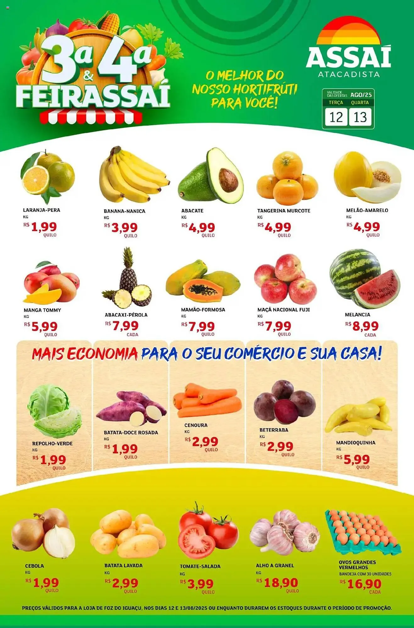 Encarte de Catálogo Assaí Atacadista 12 de agosto até 13 de agosto 2025 - Pagina 1