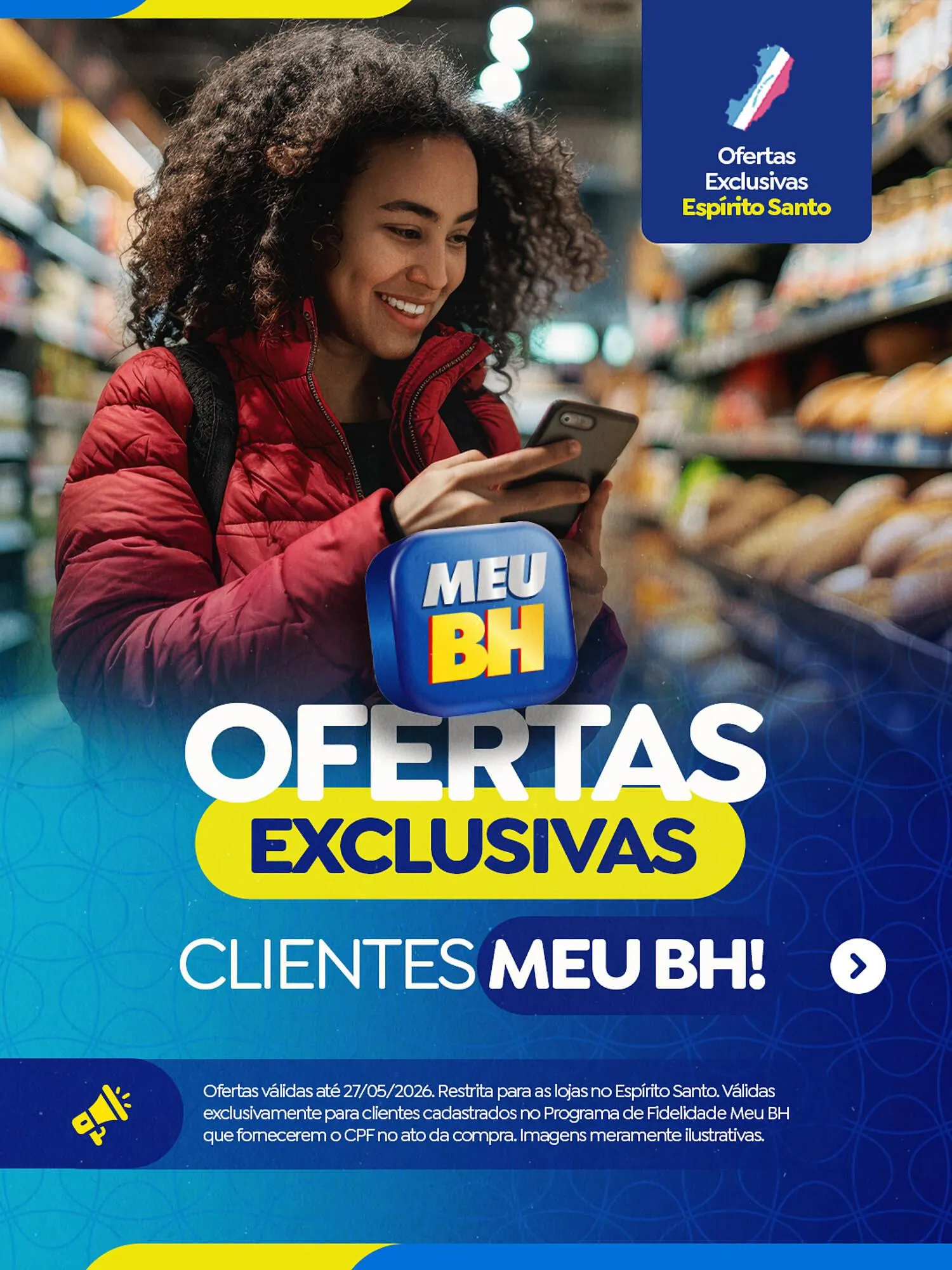 Encarte de Folheto Supermercados BH 16 de maio até 27 de maio 2026 - Pagina 1