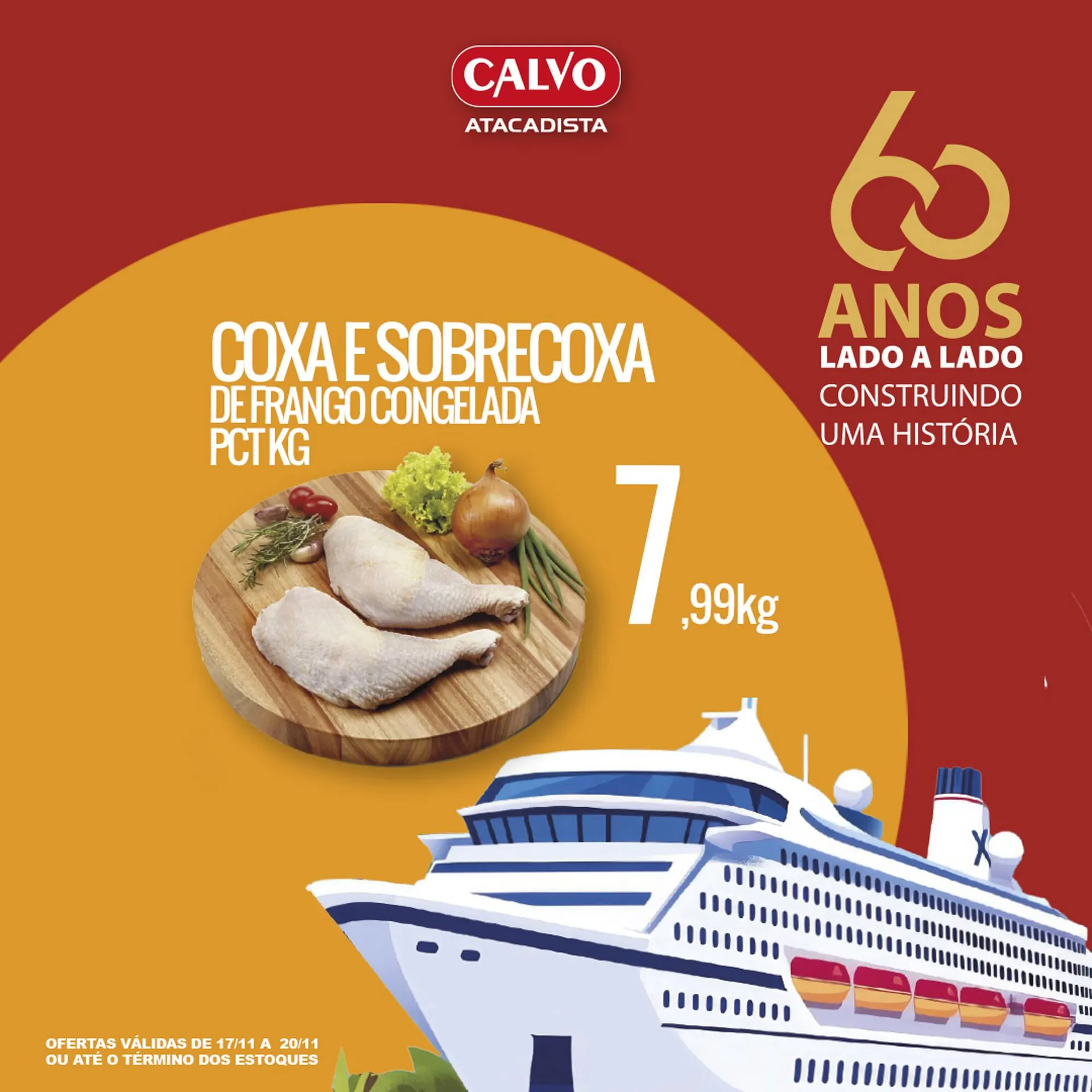 Encarte de Folheto Calvo Atacadista 17 de novembro até 20 de novembro 2025 - Pagina 1