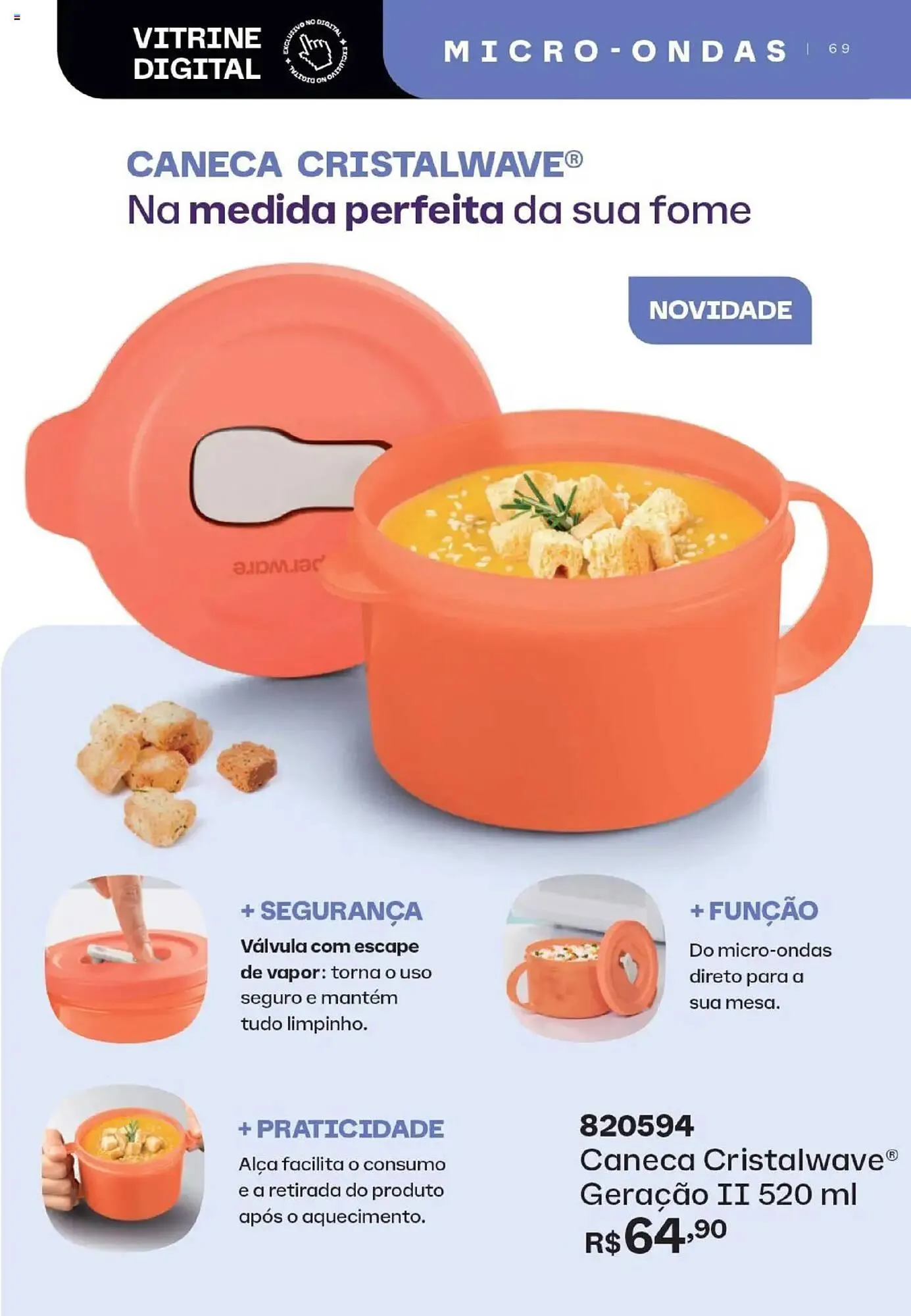 Encarte de Catálogo Tupperware 1 de agosto até 31 de agosto 2025 - Pagina 69