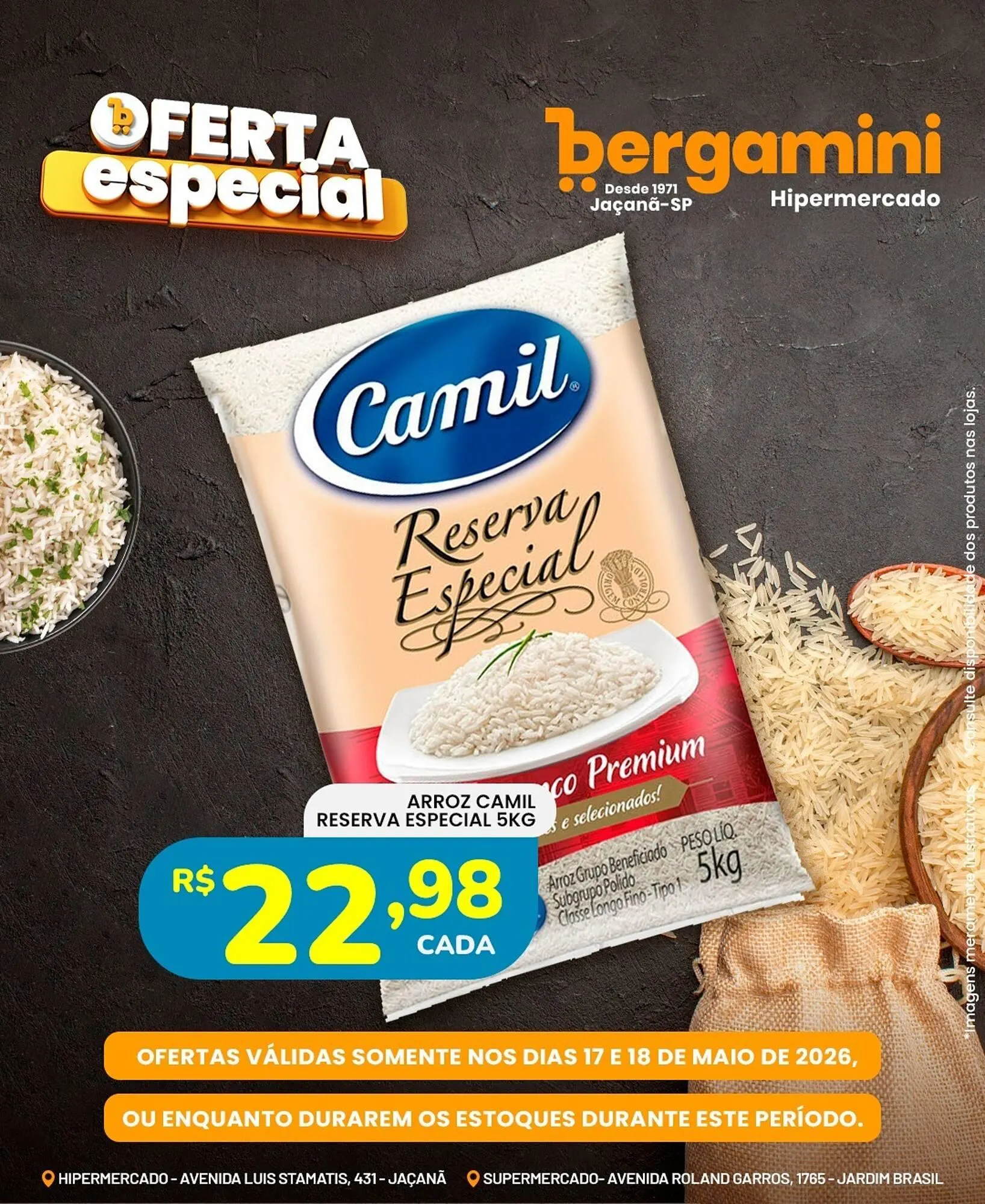 Encarte de Catálogo Supermercado Bergamini 17 de maio até 18 de maio 2026 - Pagina 2