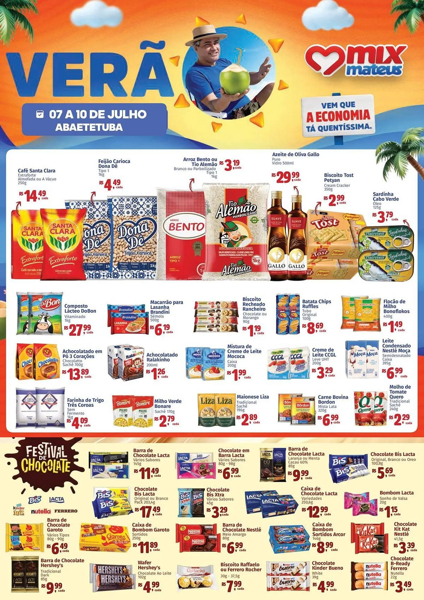 Encarte de Catálogo Supermercados Mateus 7 de julho até 10 de julho 2025 - Pagina 1