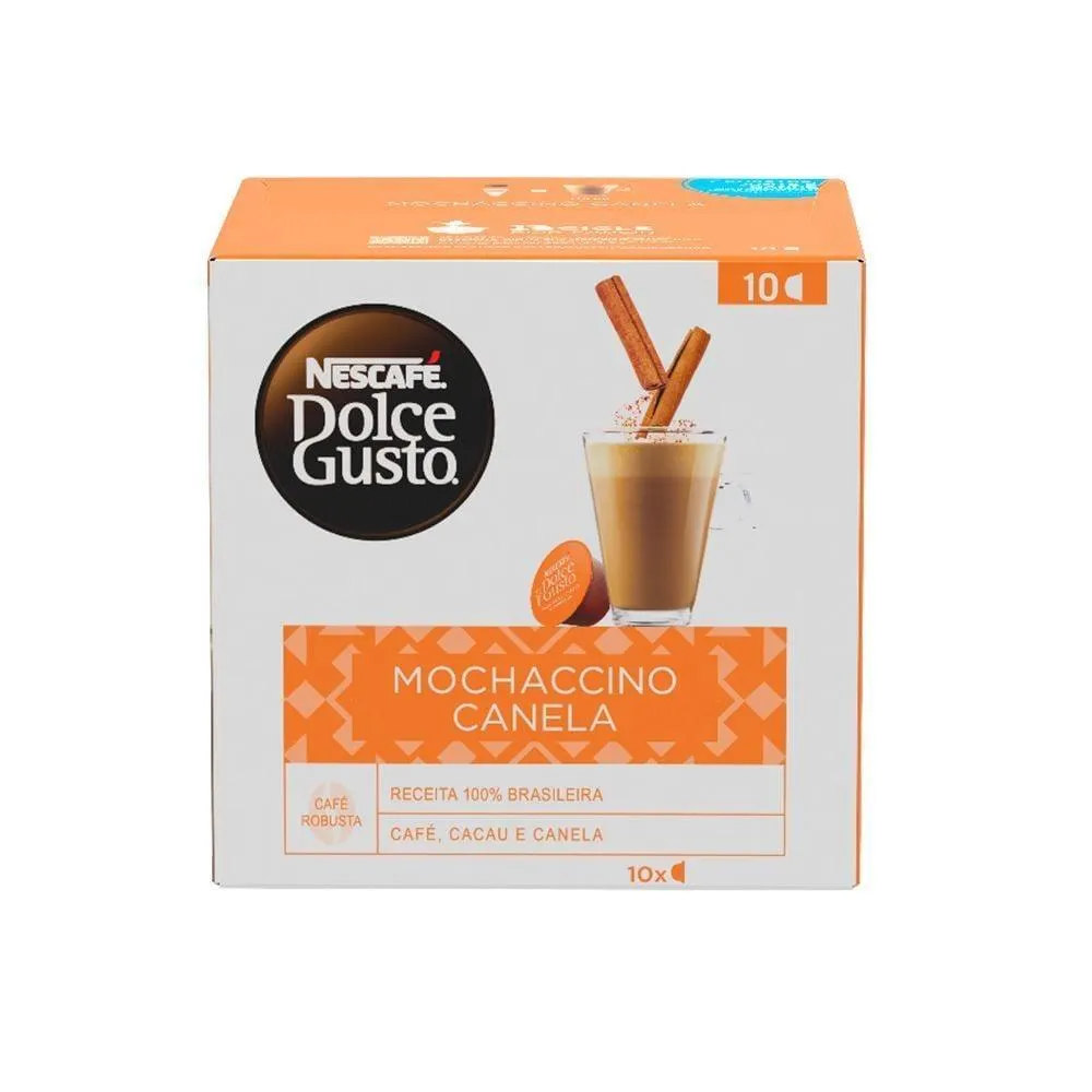 Cápsula De Nescafé Dolce Gusto Mochaccino Canela 172G Nestle - 10 Cápsulas