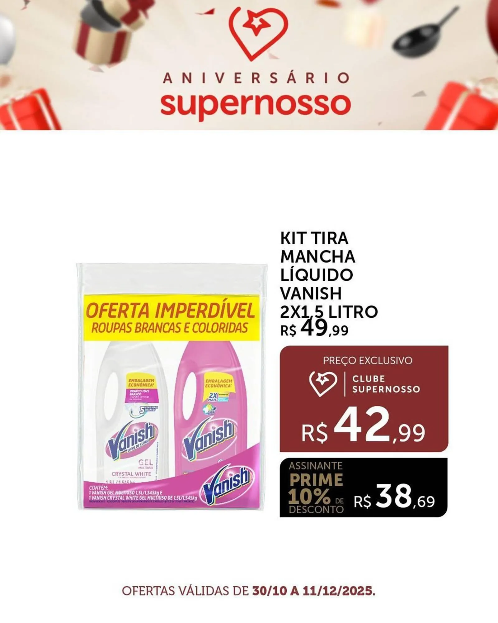 Encarte de Folheto Super Nosso 30 de outubro até 11 de dezembro 2025 - Pagina 2