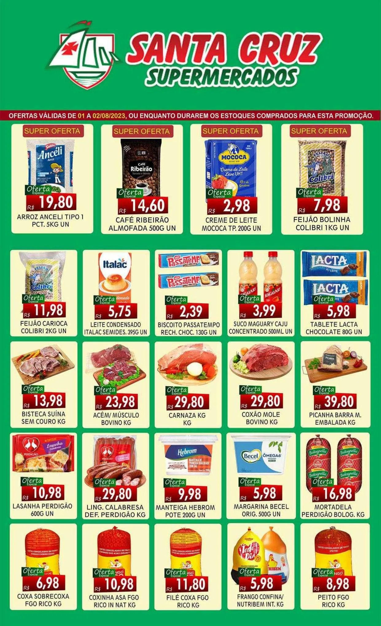 Encarte de Santa Cruz Supermercados Ofertas 1 de agosto até 2 de agosto 2023 - Pagina 2